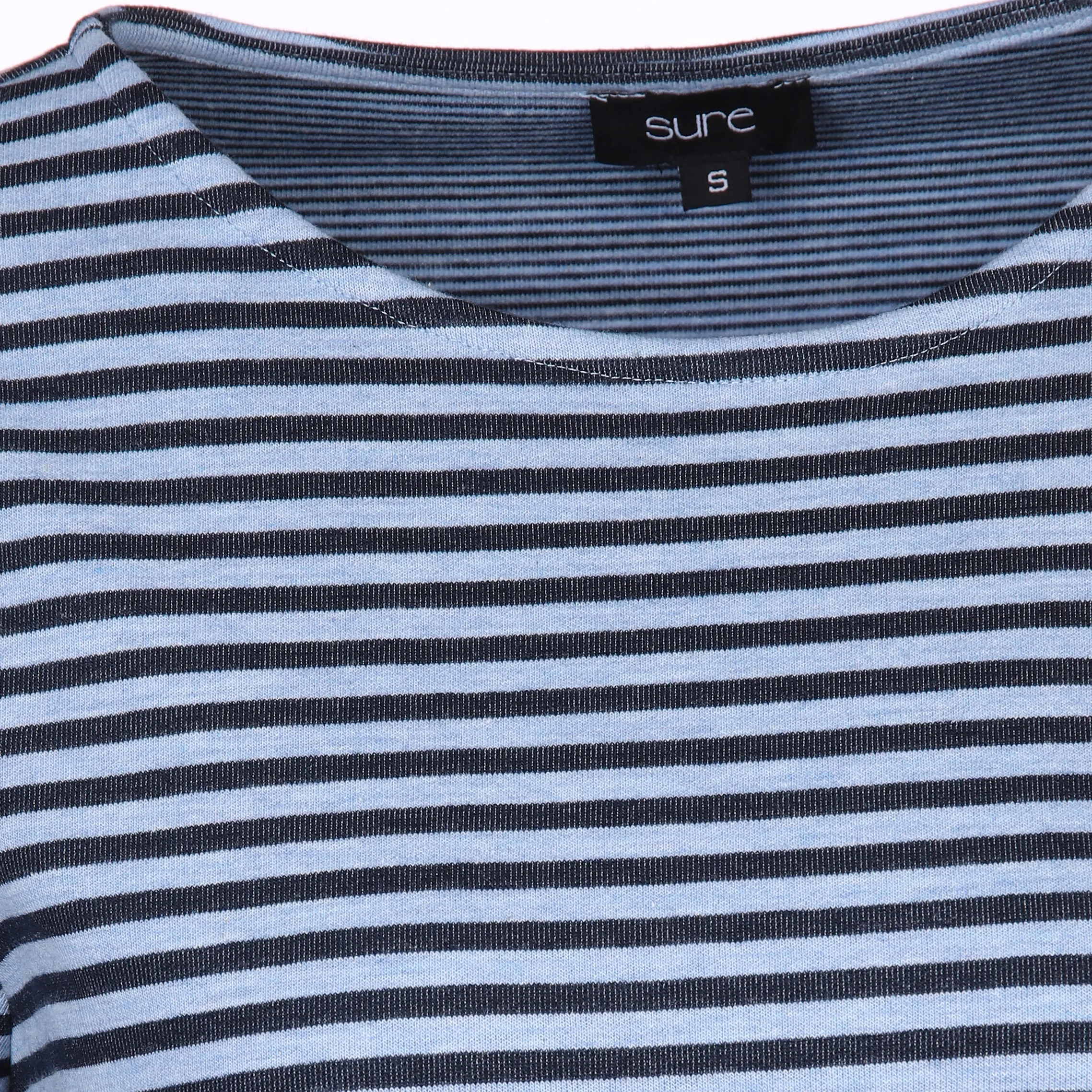Sure Da-Streifenshirt m. 3/4 Arm Marine 881198 NAVY/BLUE 3