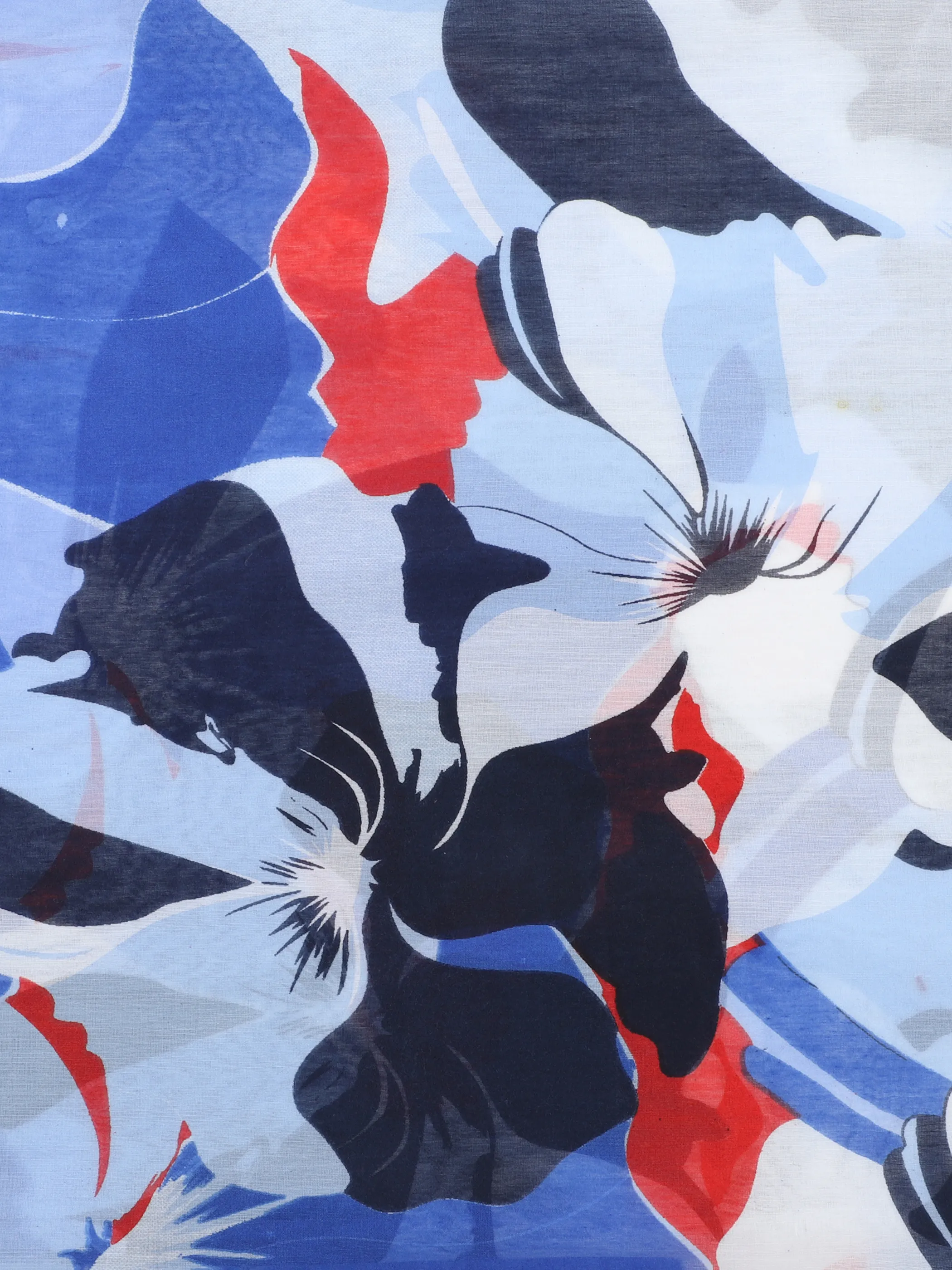 Sure Da-Schlauchtuch m. Blumenprint Blau 864294 BLAU/NAVY 3