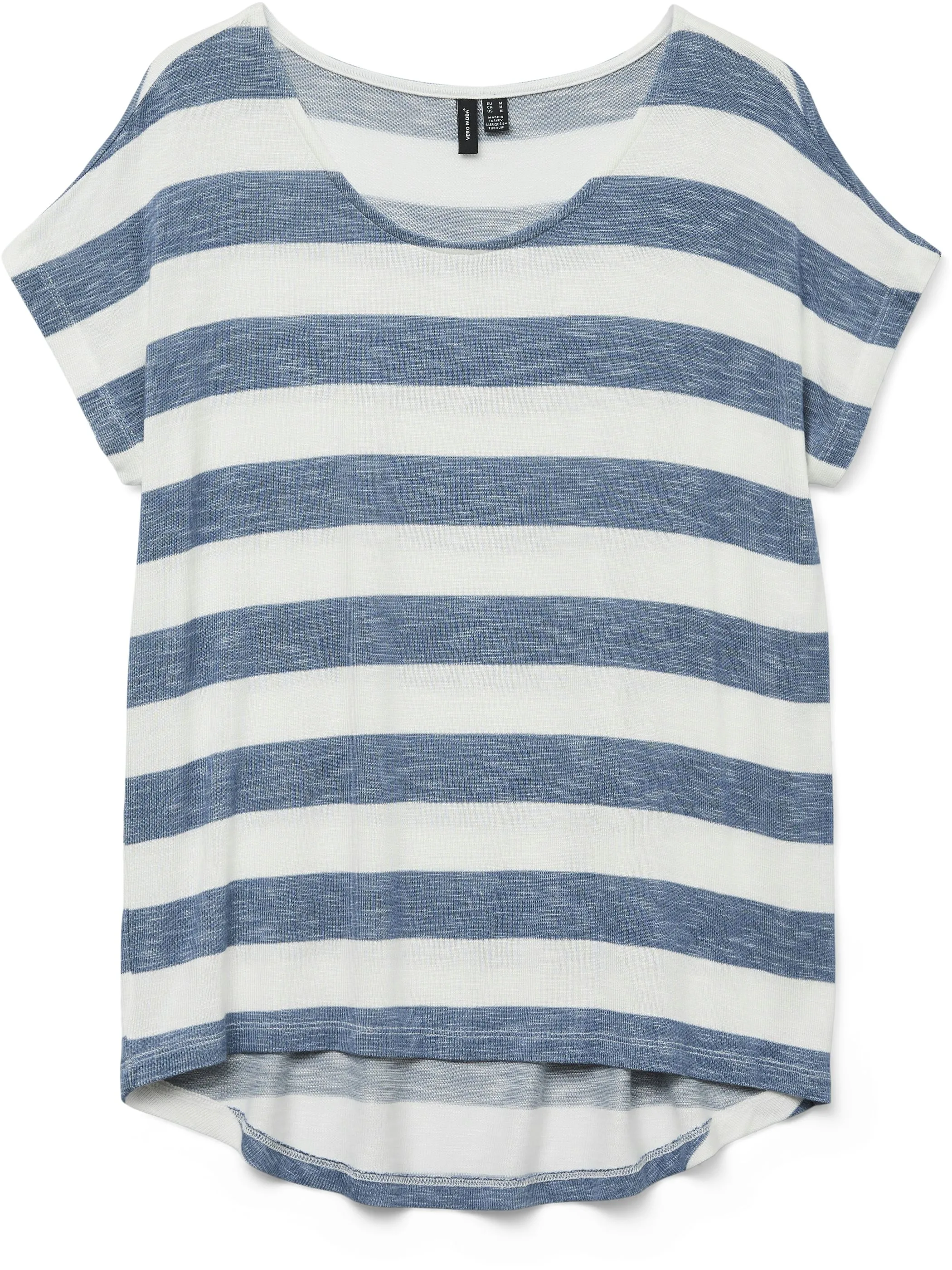 Vero Moda 10190017 VMWIDE STRIPE S/L TOP Blau 829850 189259021 1