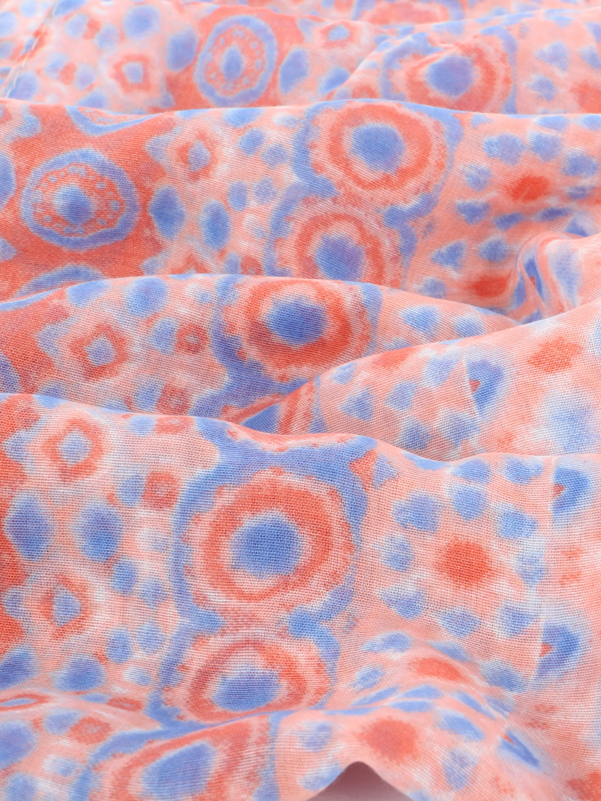 Sure Da-Schlauchschal m. Batikdruck Orange 890190 APRICOT 2