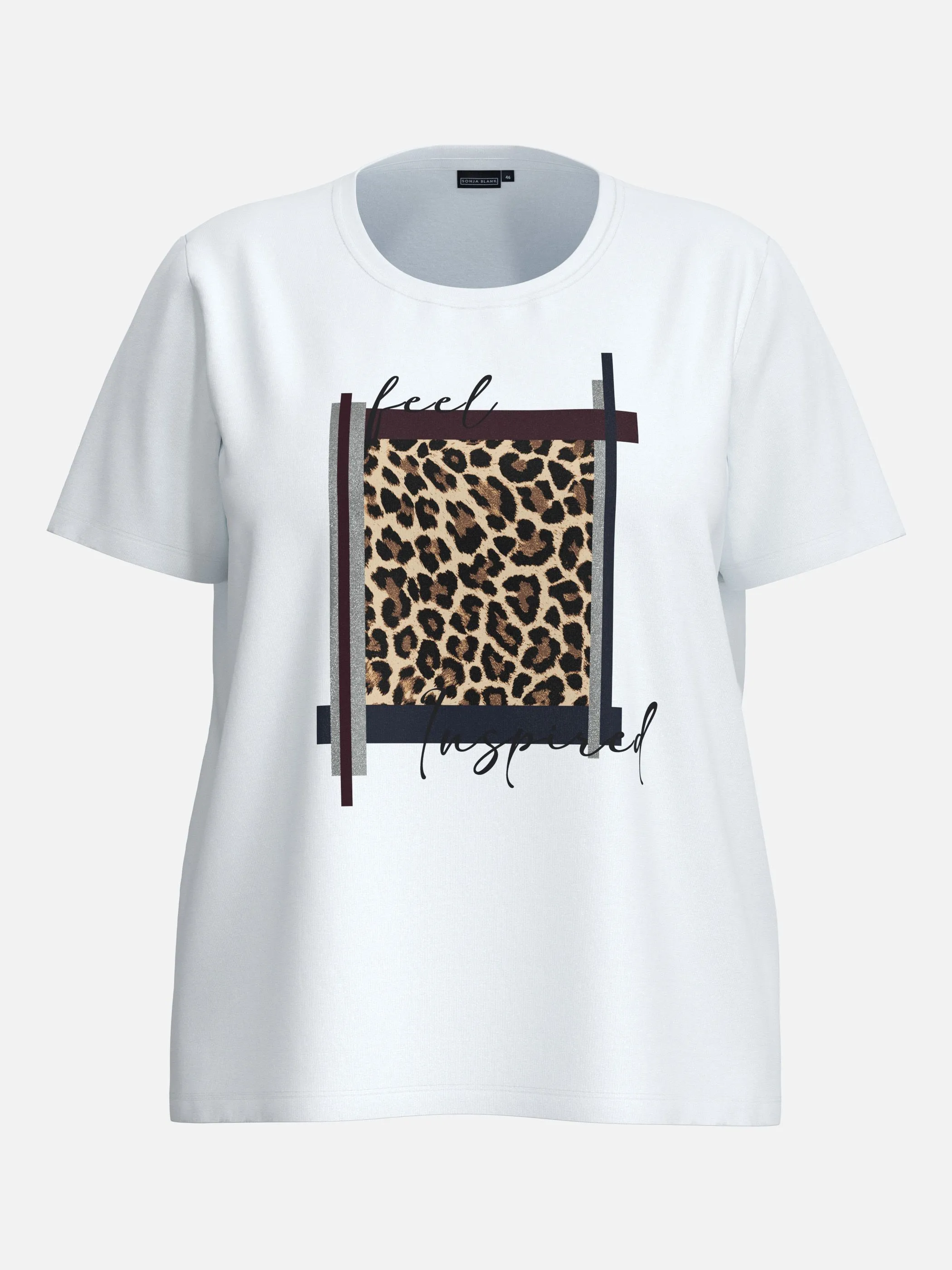 Sonja Blank Da-gr.Gr. T-Shirt m. Druck Weiß 929997 WHITE 1