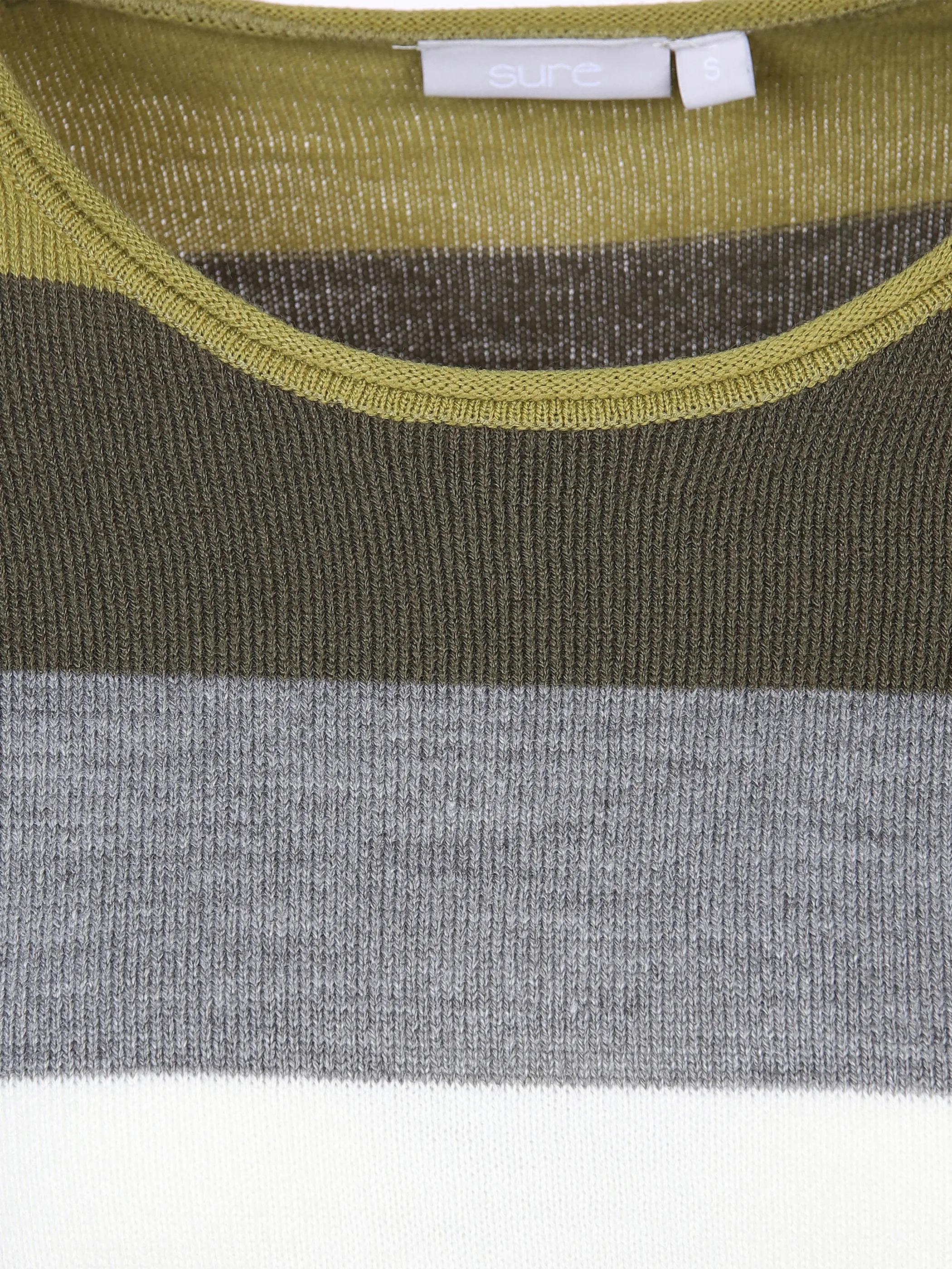 Sure Da-Rundhalspullover cashmere l Grün 866531 GREEN 3