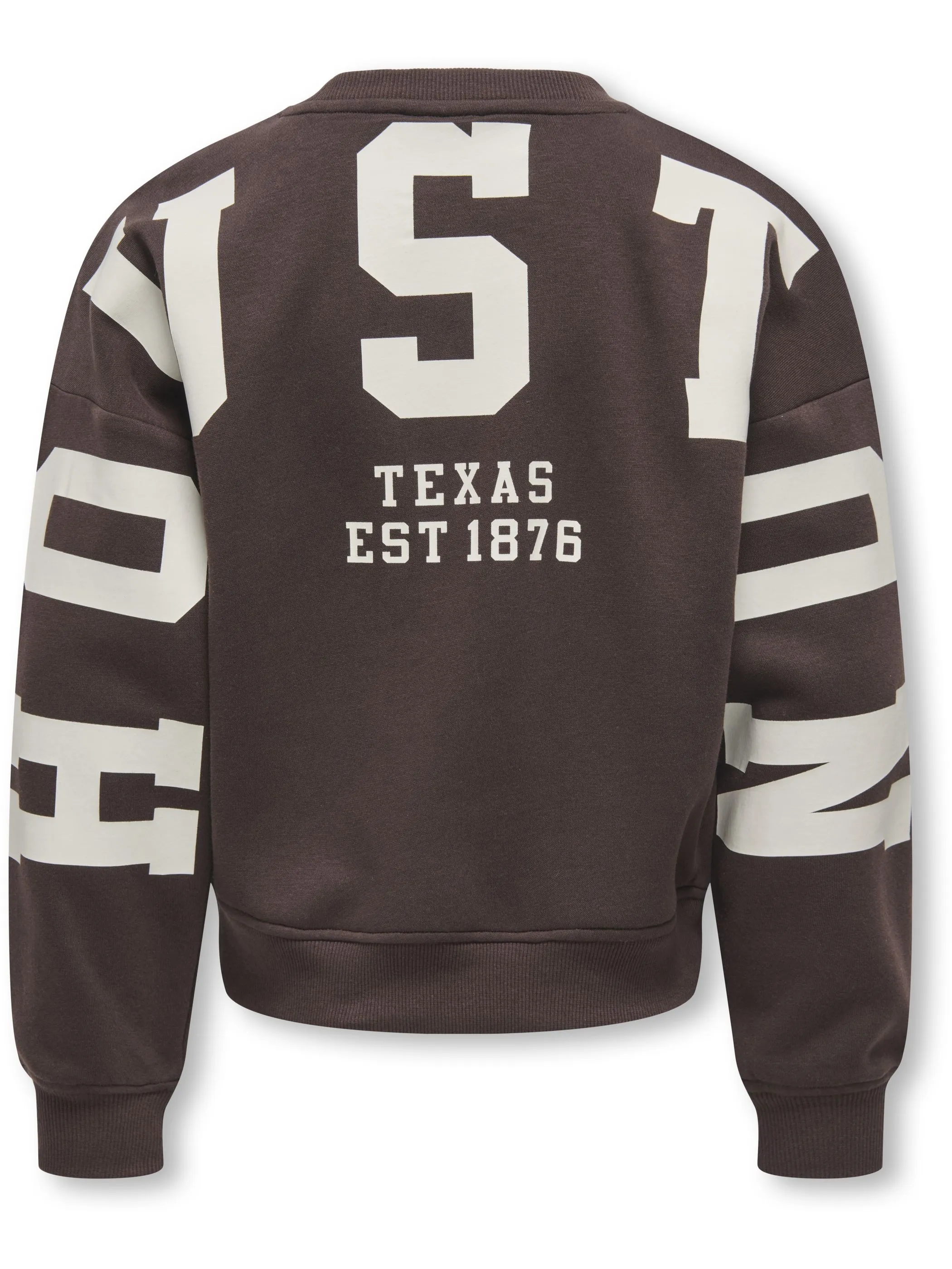 Kids Only 15380034 KOGSWEAT L/S BACK/SLEEVE PRINT SWT Braun 932776 237375001 2