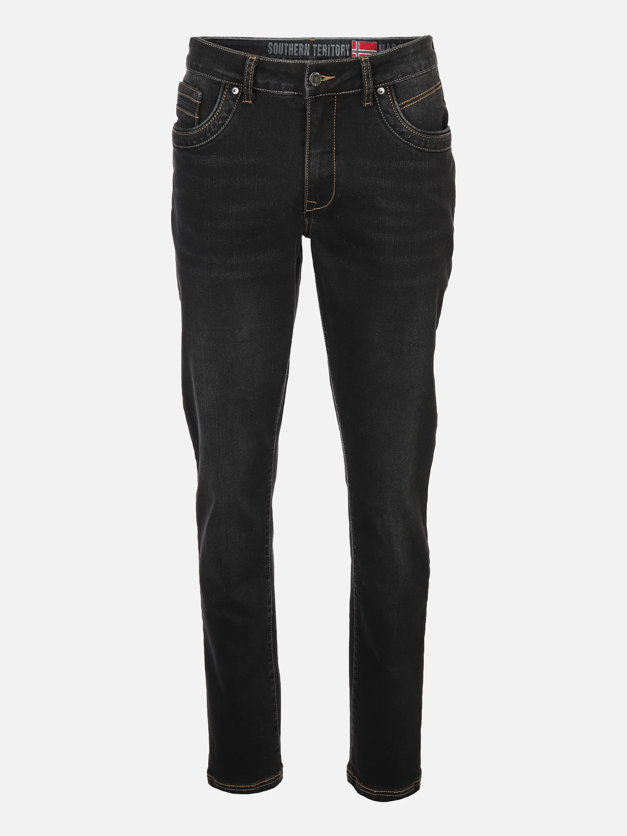 Southern Territory He-5-Pocket Jeans, Marc Schwarz 869386 BLACK 1 Southern Territory He-5-Pocket Jeans, Marc Schwarz 869386 BLACK 1