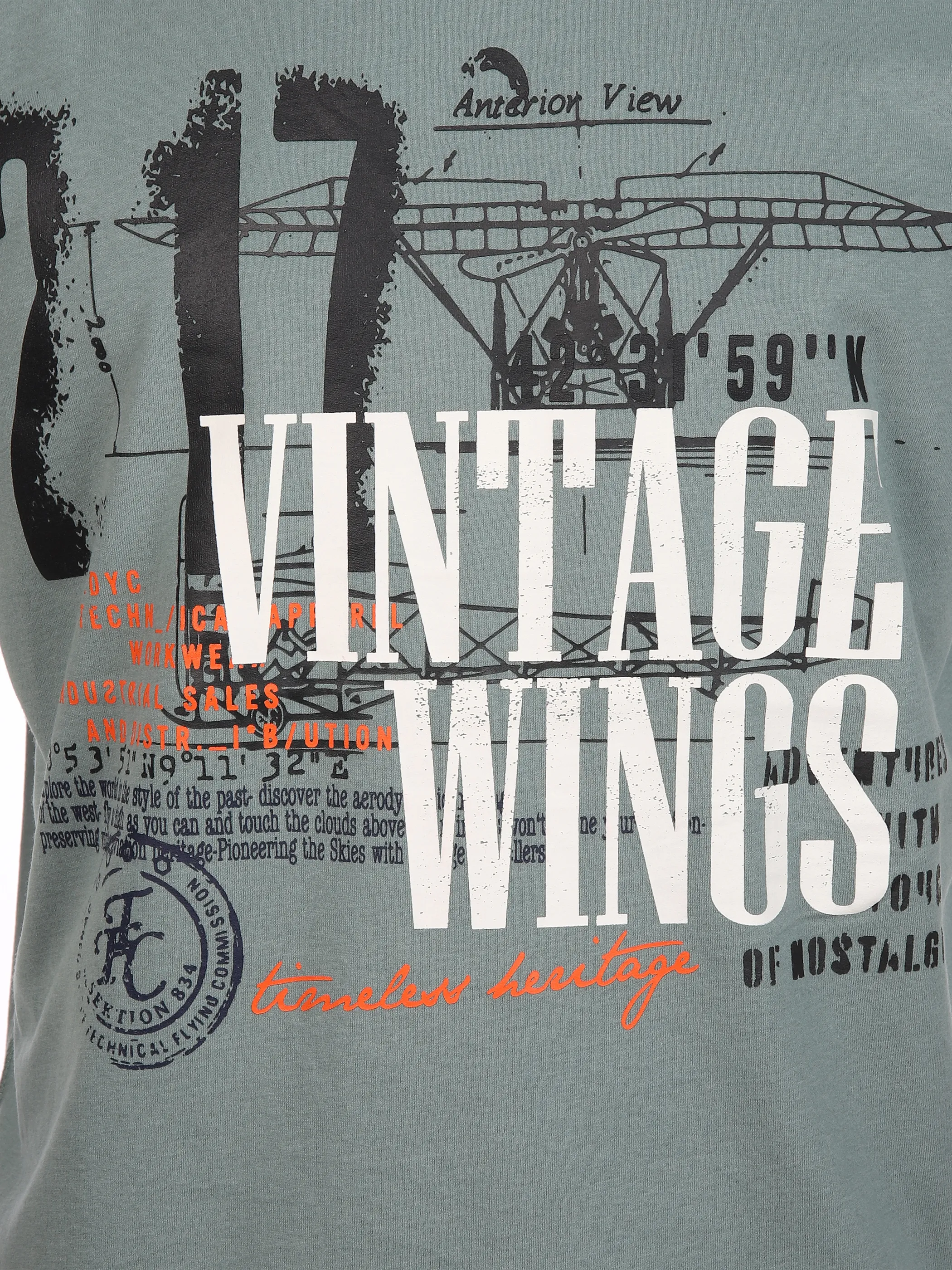 Jim Spencer He. T-Shirt 1/2 Arm Druck RH Oliv 893212 KHAKI 3 Jim Spencer He. T-Shirt 1/2 Arm Druck RH Oliv 893212 KHAKI 3