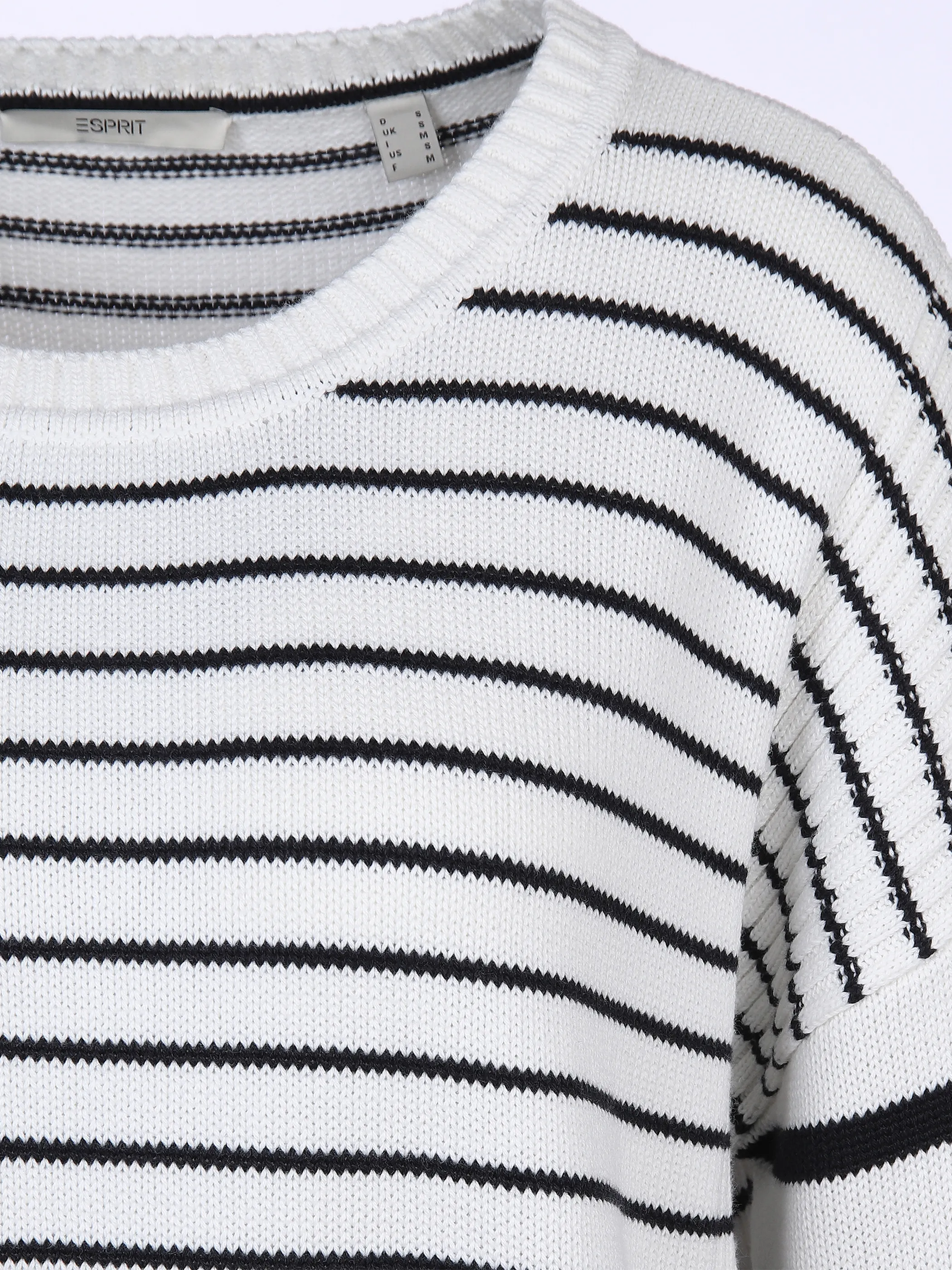 Esprit 102EE1I322 SUS stripe swtr Weiß 872298 E112 3