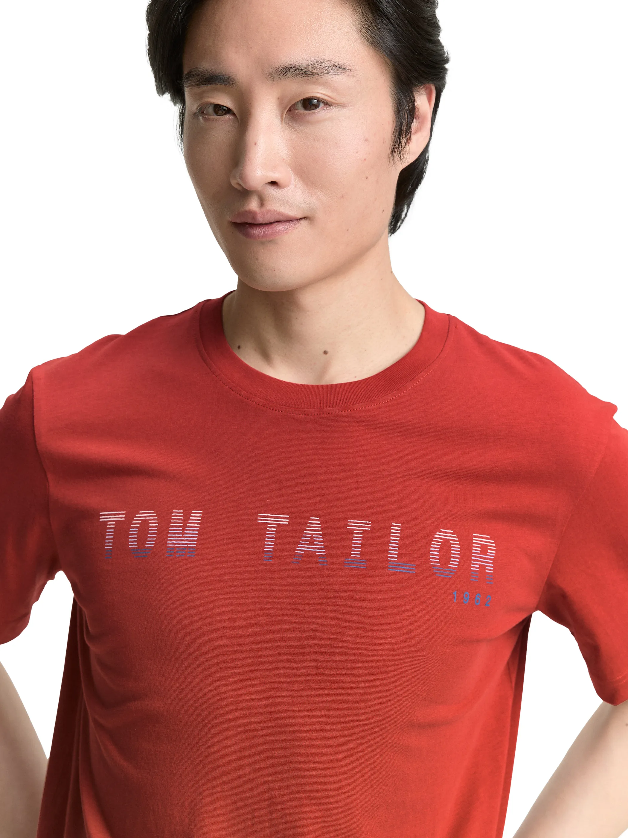Tom Tailor 1046789 t-shirt with print Rot 910584 14302 3