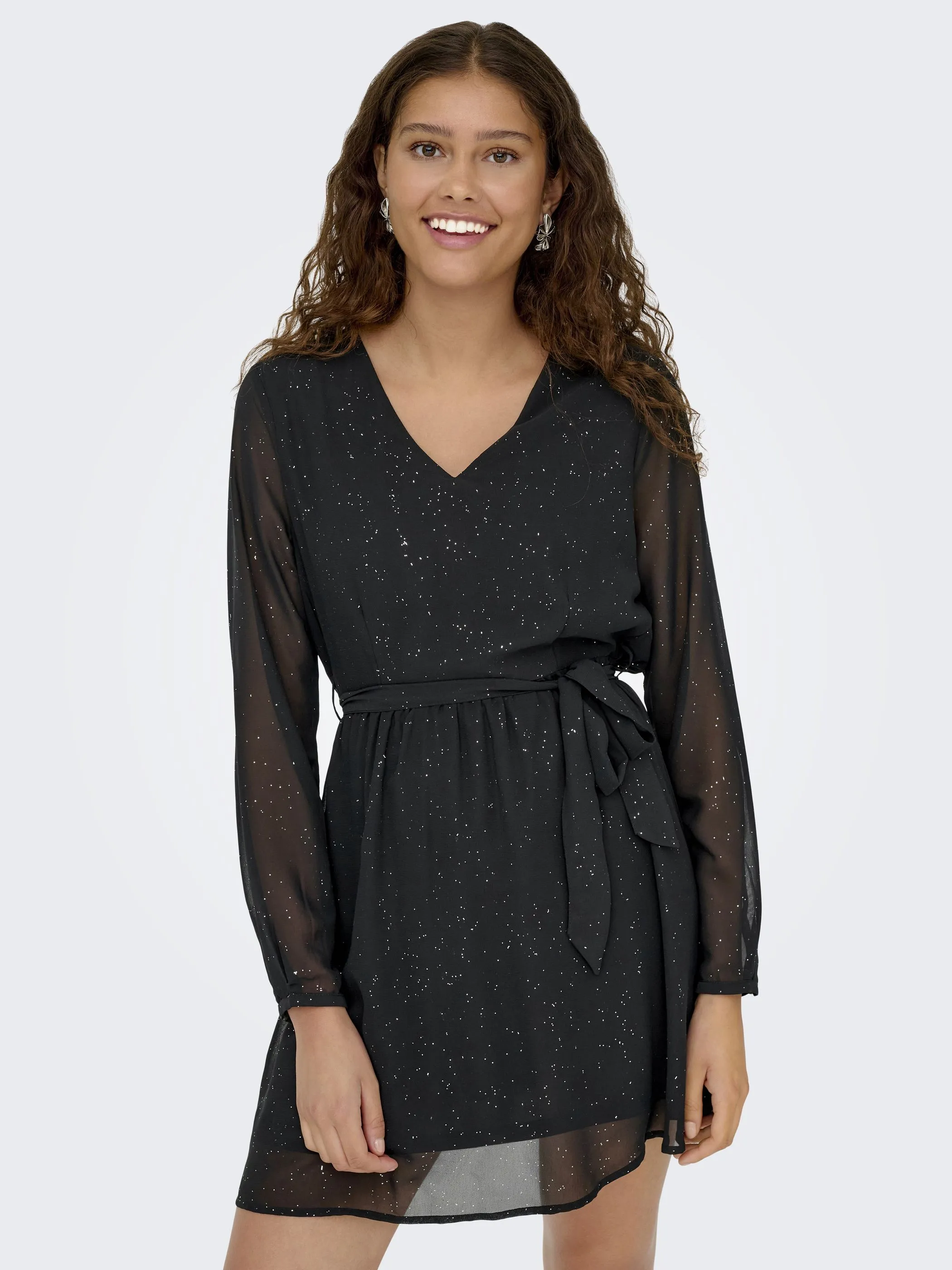 Only 15361650 ONLSTAR LIFE L/S GLIT Schwarz 917469 177911001