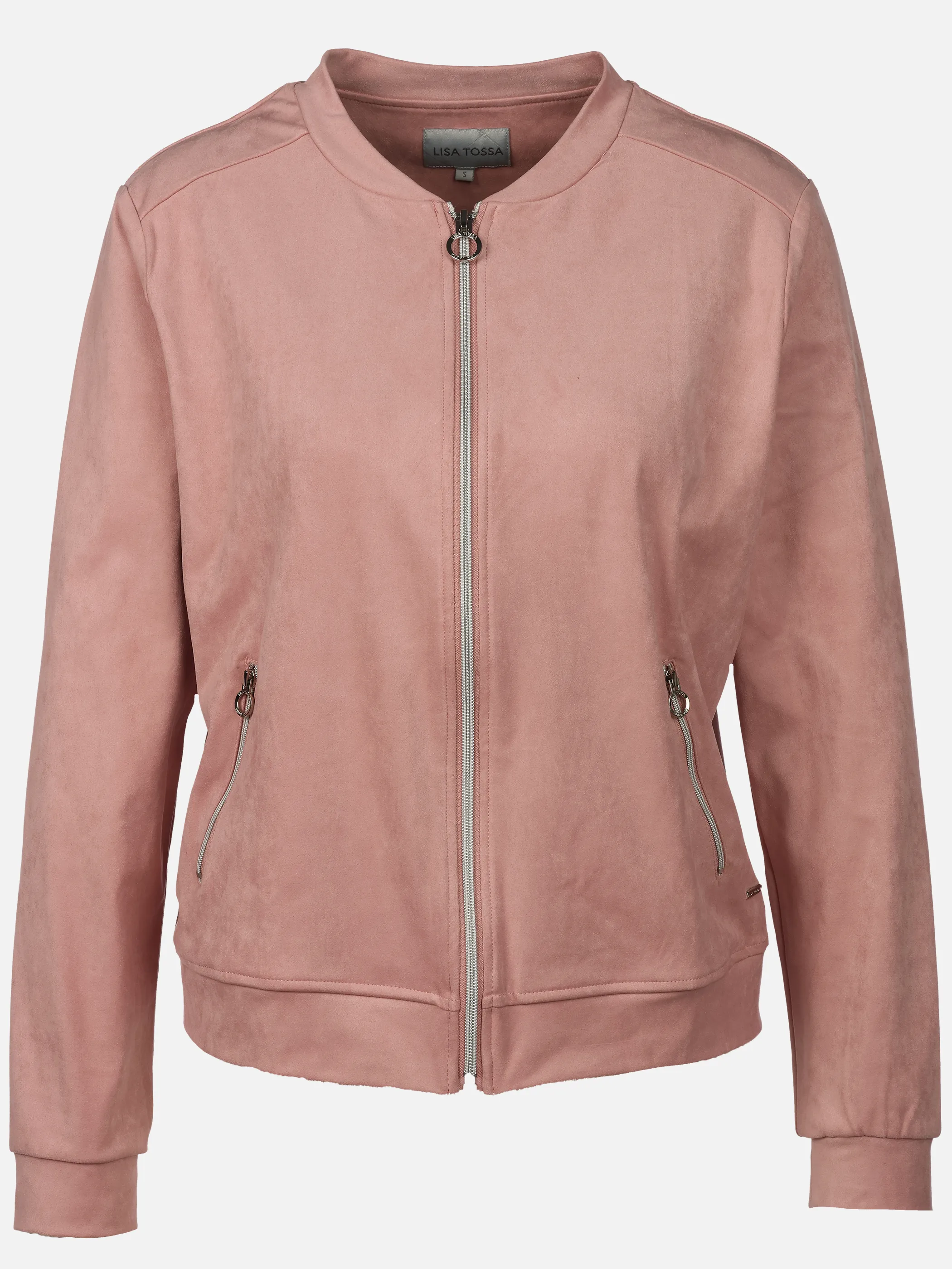 Lisa Tossa Da-Blouson in Veloursleder Opt Rosa 924188 ROSE 1