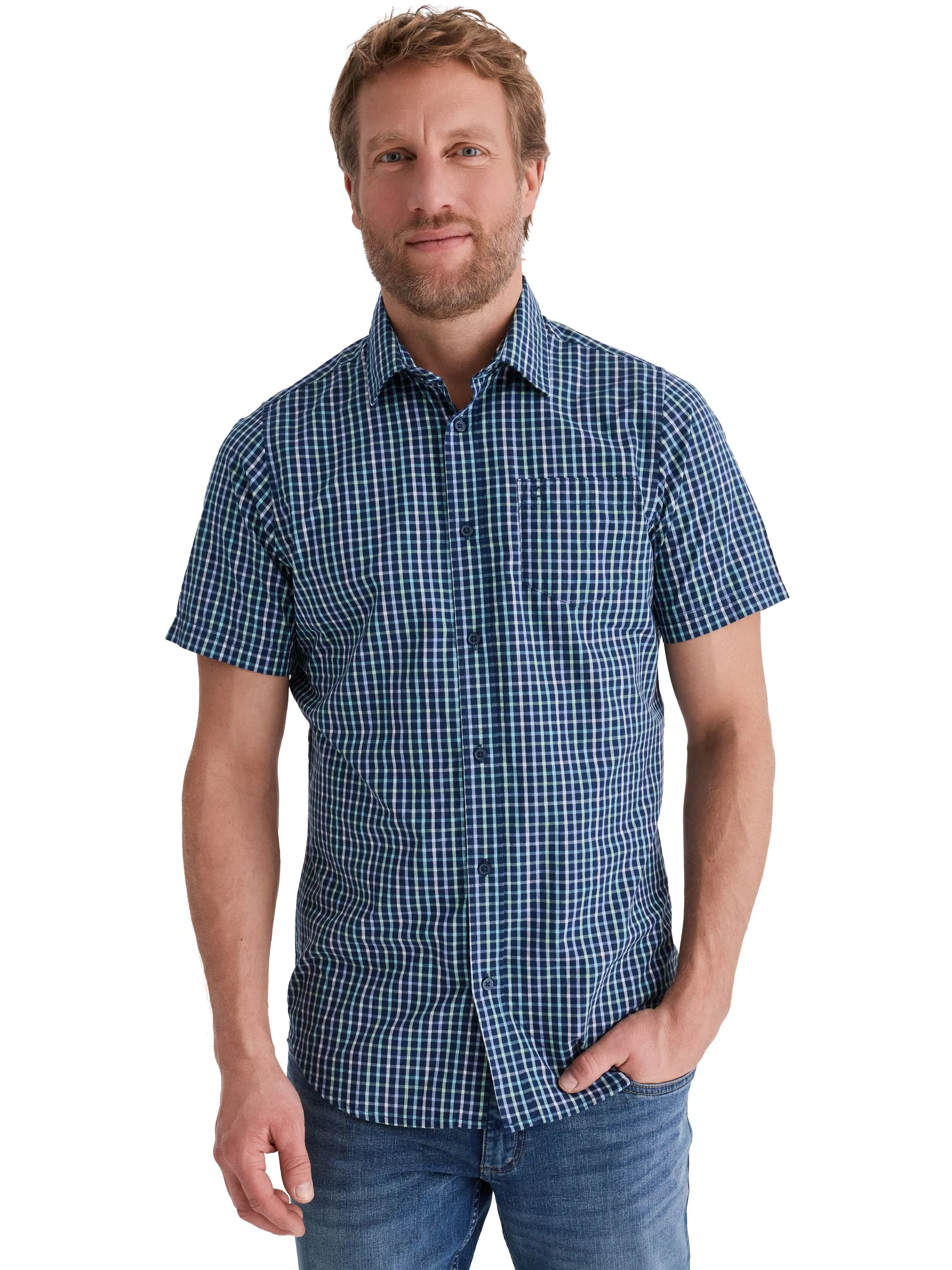 Stooker HAKA 73160080009603 He. Bluse/Hemd, Marine 913862 9603 1