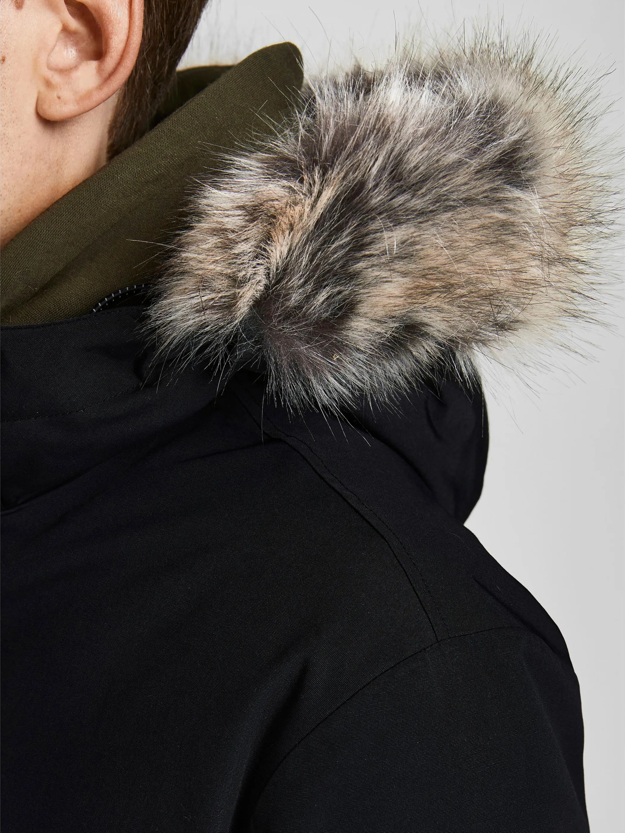 Jack Jones 12190042 JJSUPER PARKA Schwarz 854385 178012 5 Jack Jones 12190042 JJSUPER PARKA Schwarz 854385 178012 5