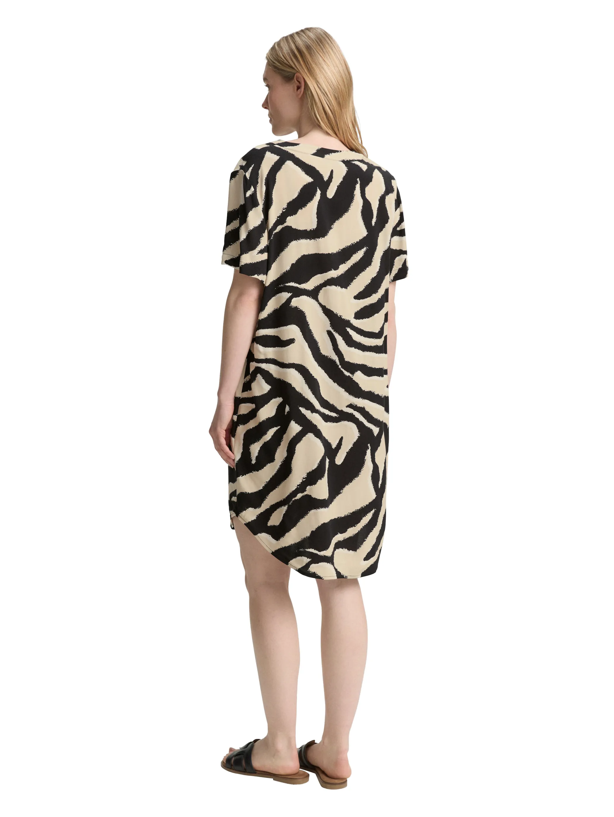 Tom Tailor 1046491 dress easy shape Beige 910037 38070 2