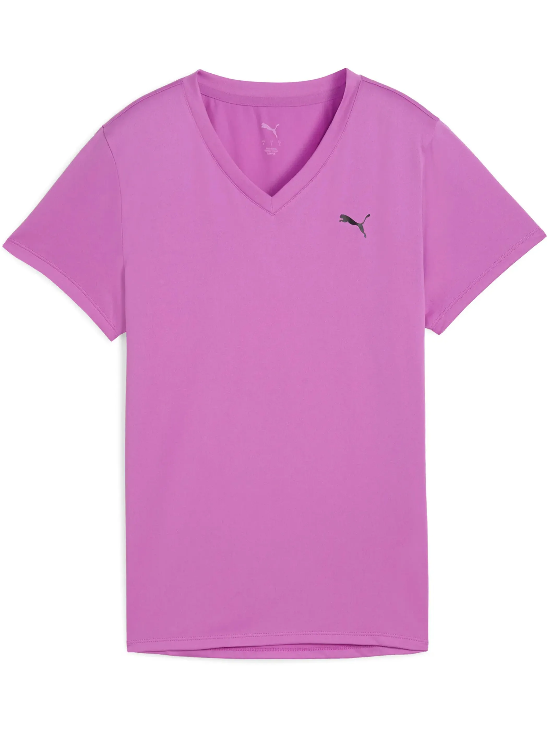 Puma 525890 Da-T-Shirt VNECK ESSENTIAL Lila 904554 0089 1 Puma 525890 Da-T-Shirt VNECK ESSENTIAL Lila 904554 0089 1