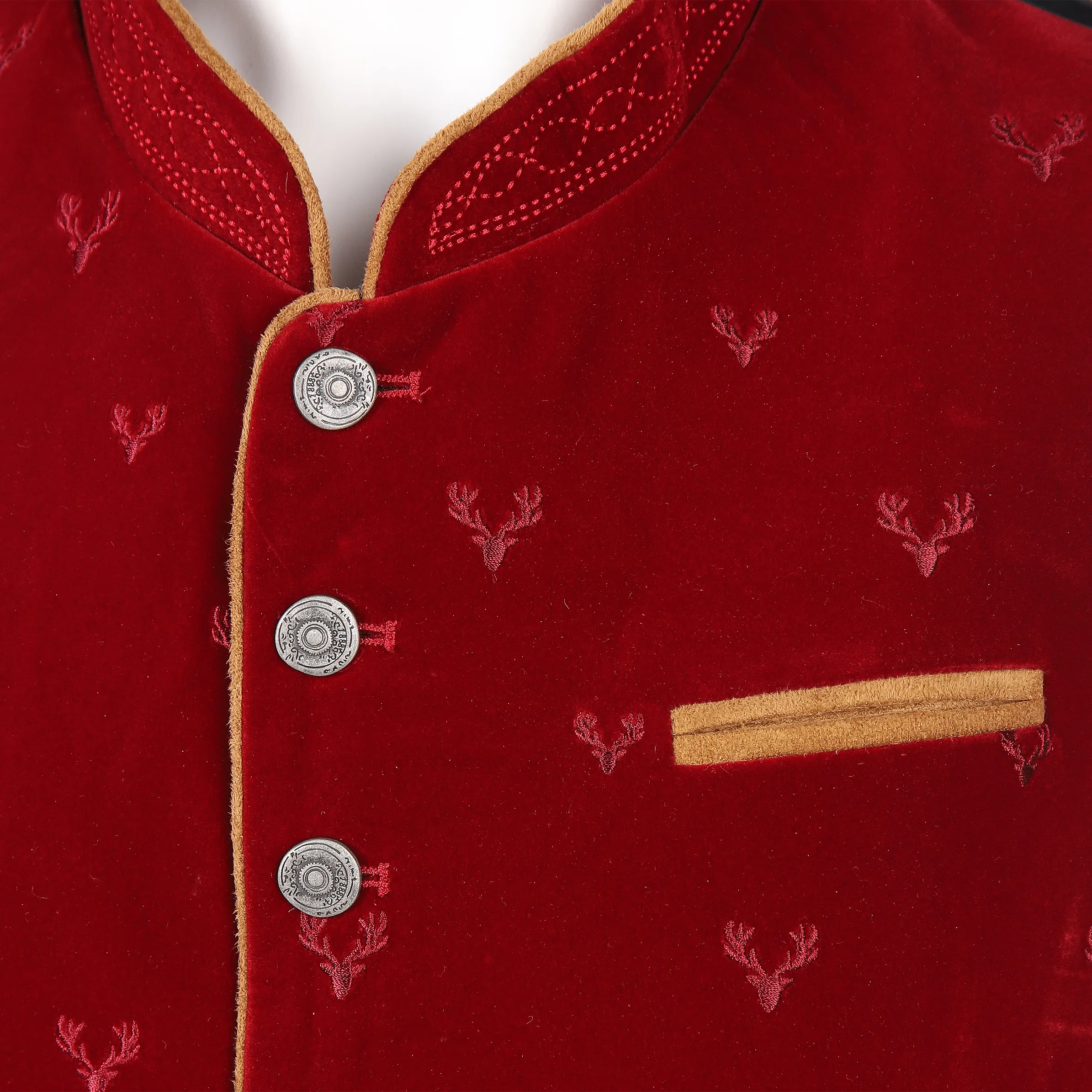 Brandl Tracht He. Trachtenweste Rot 822823 ROT 3