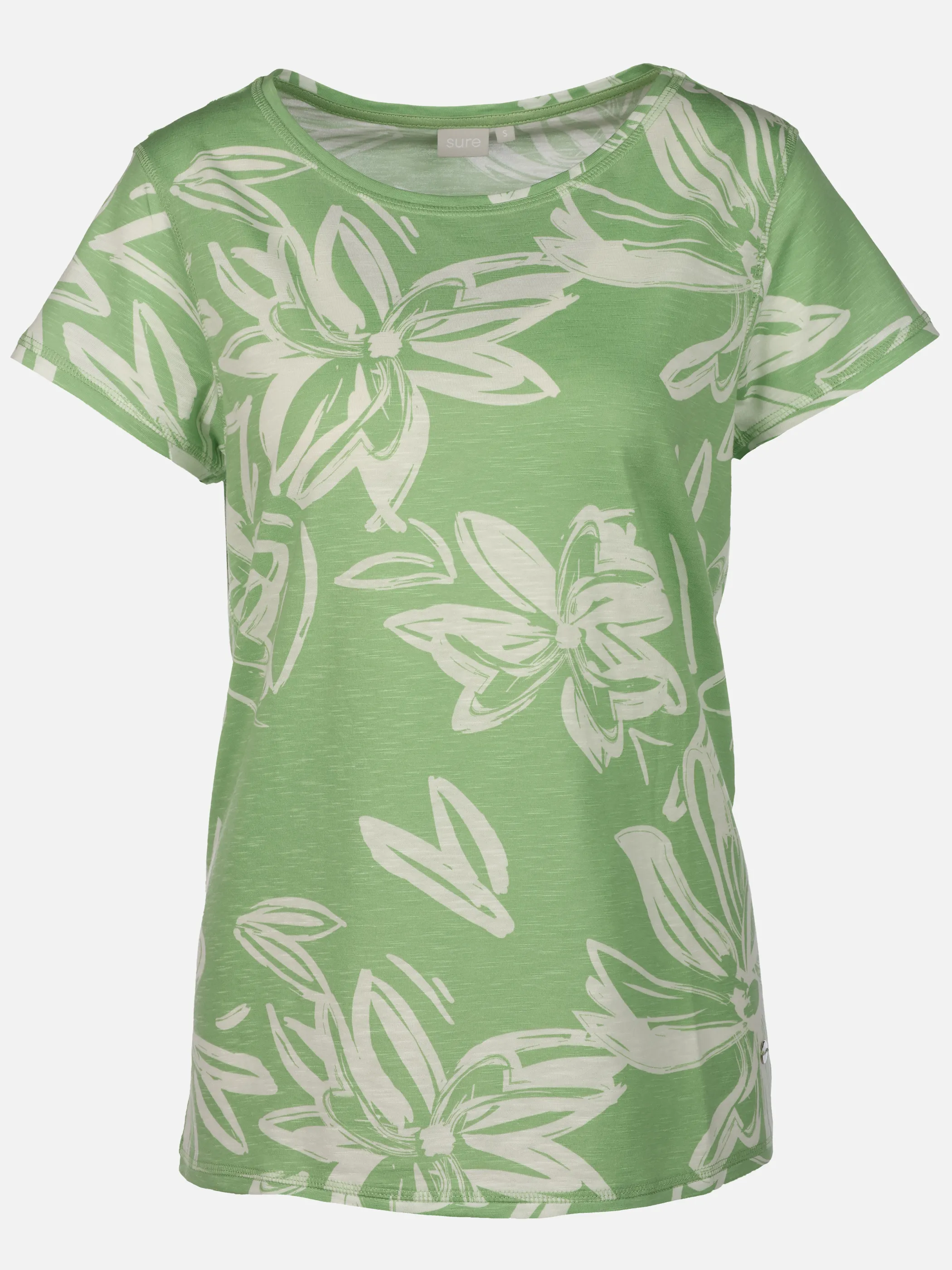 Sure Da-Print-T-Shirt Grün 922187 GREEN 1