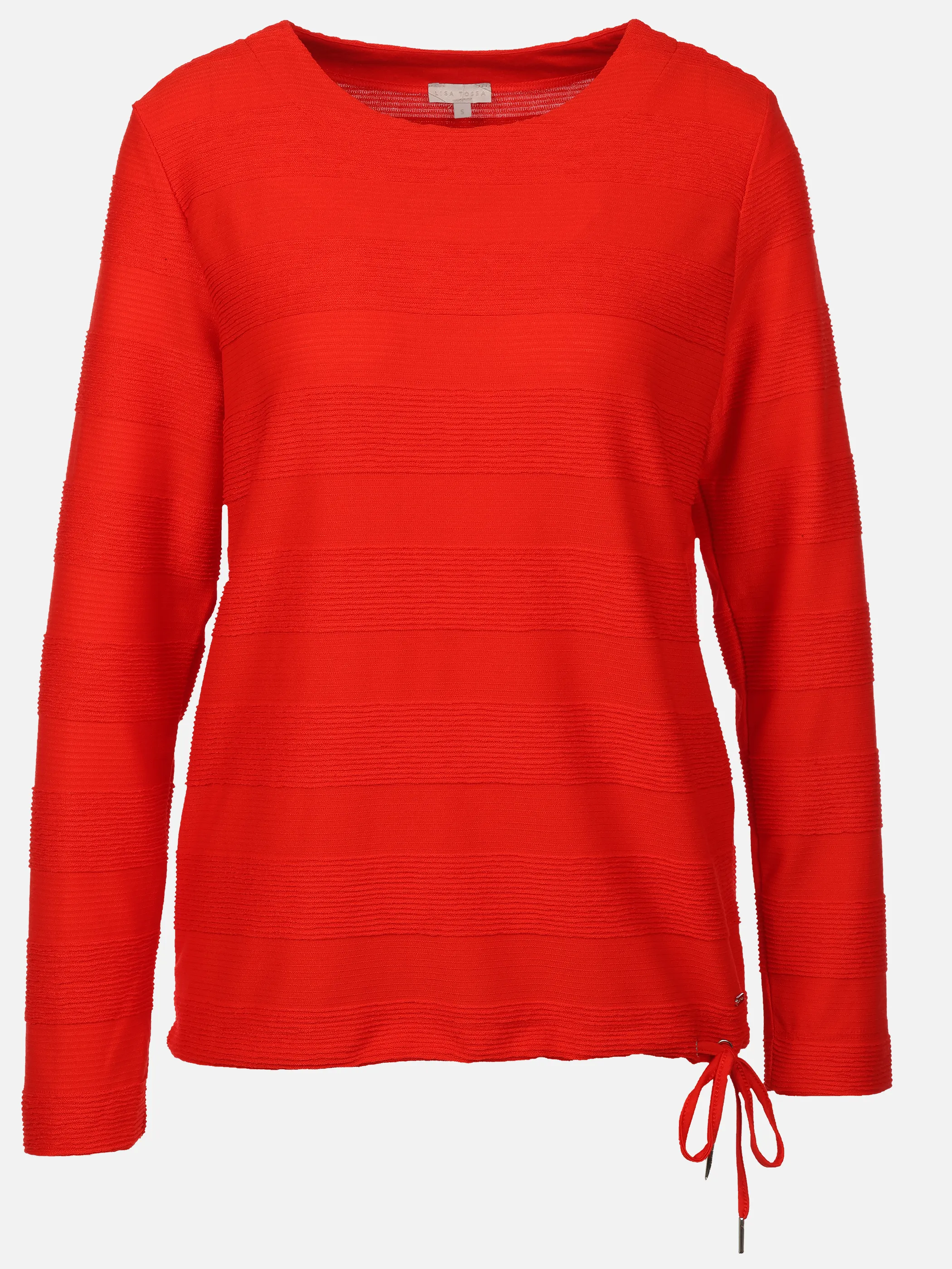 Lisa Tossa Da-Strukturringel Shirt Rot 925532 RED 1