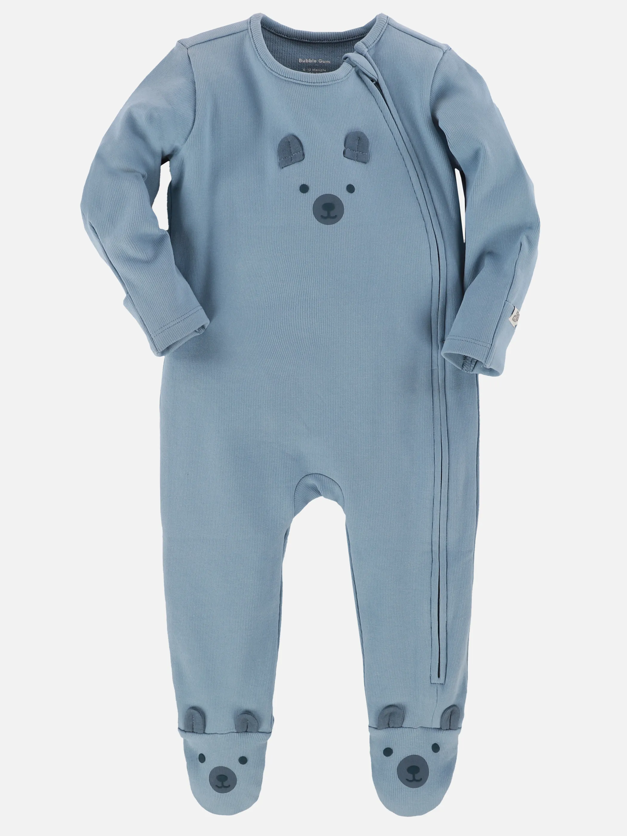 Bubble Gum BJ 2er Pack Pyjama mit Hasen Print braun/blau Braun 913430 BRAUN/BLAU 3