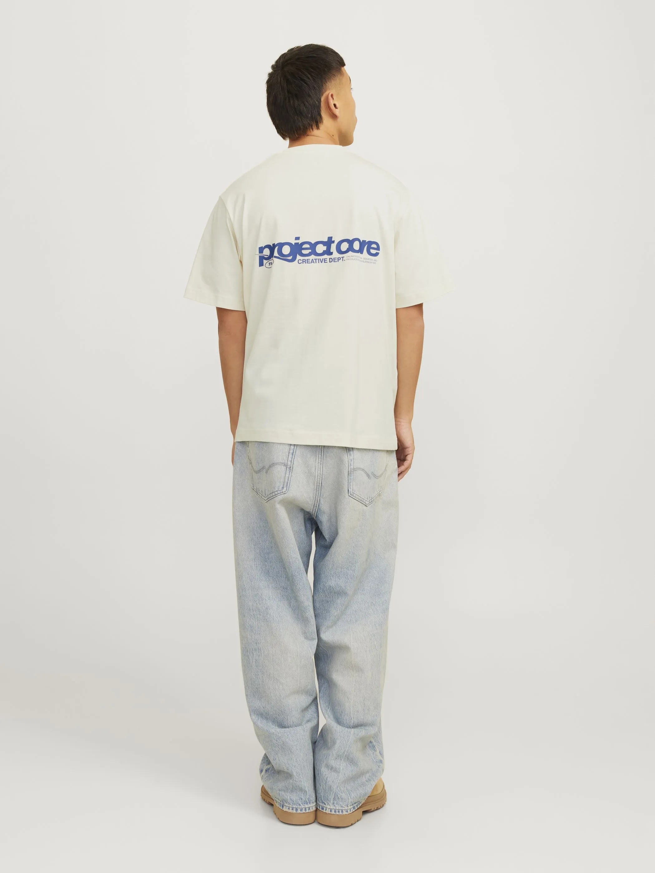 Jack Jones 12273442 JCOUNION BACK PRINT T Gelb 907171 299798 5