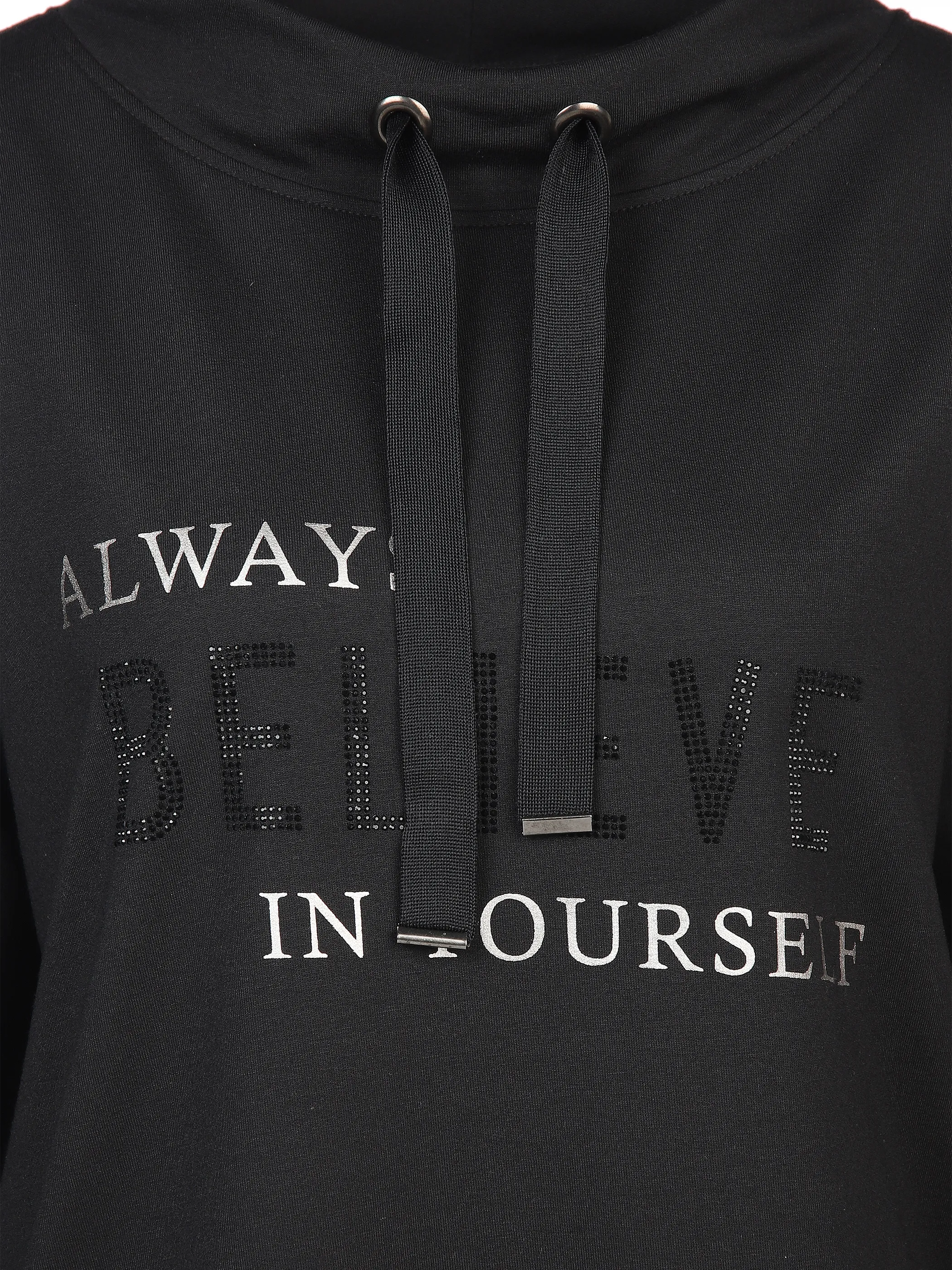 Lisa Tossa Da-Sweatshirt m. Strasssteinchen Schwarz 905559 SCHWARZ 3 Lisa Tossa Da-Sweatshirt m. Strasssteinchen Schwarz 905559 SCHWARZ 3