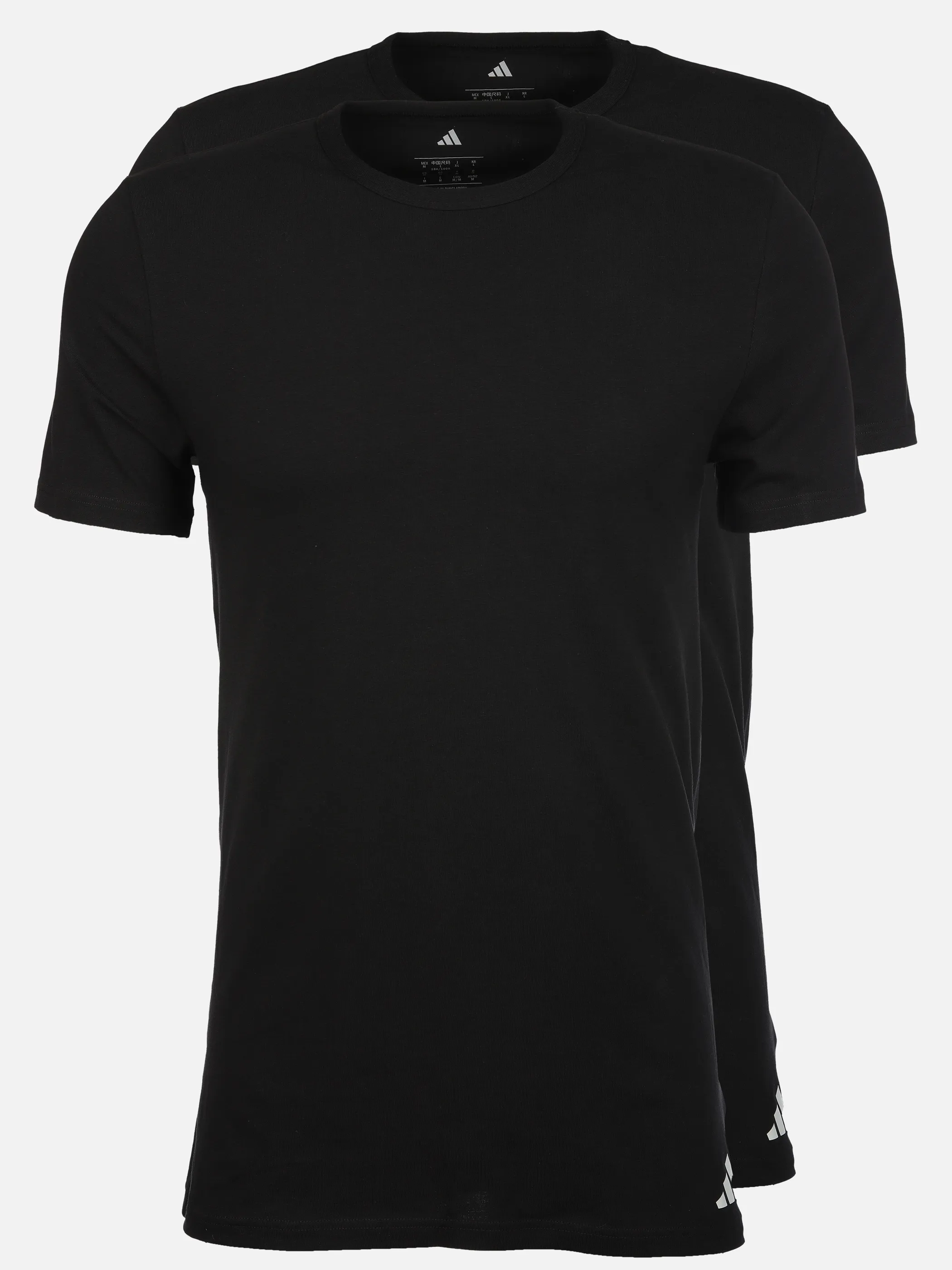 Adidas 4AM016 Crew Neck Shirt (2PK) Schwarz 908003 000 1