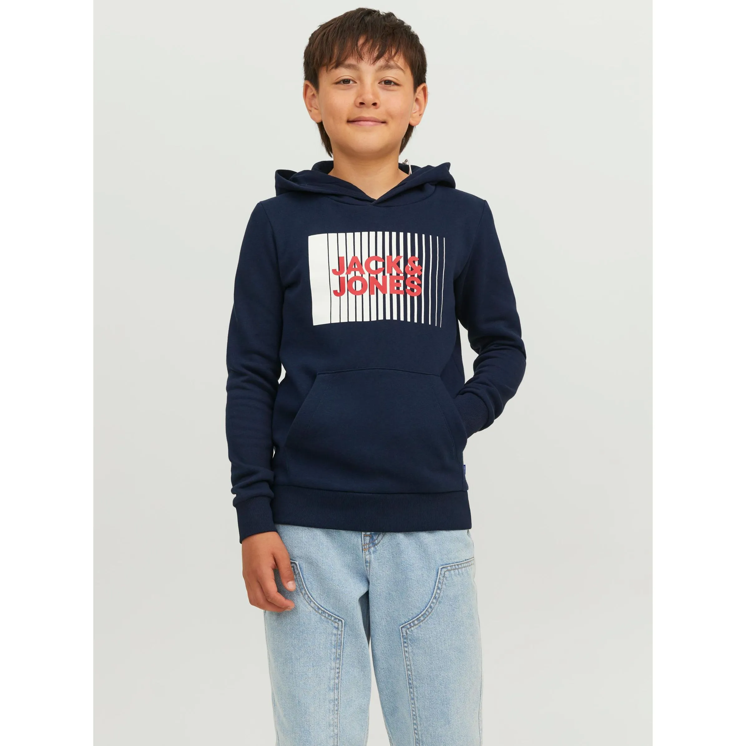 Jack&Jones Junior 12237459 JJECORP LOGO SWEAT HO Blau 879585 175876 5 Jack&Jones Junior 12237459 JJECORP LOGO SWEAT HO Blau 879585 175876 5