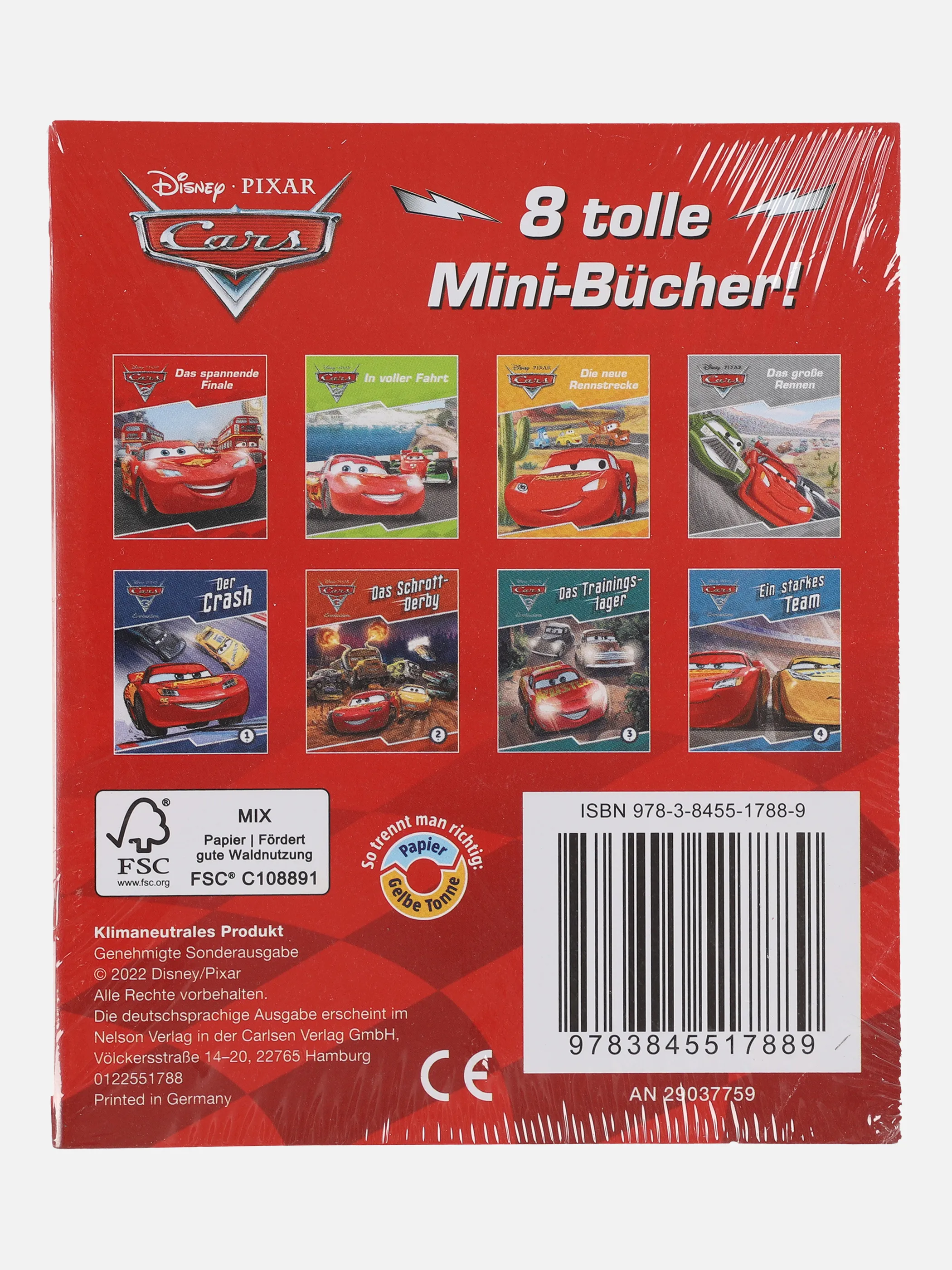 Bücher Kinder Minibuch 8er Pack Bunt 880439 CARS 2