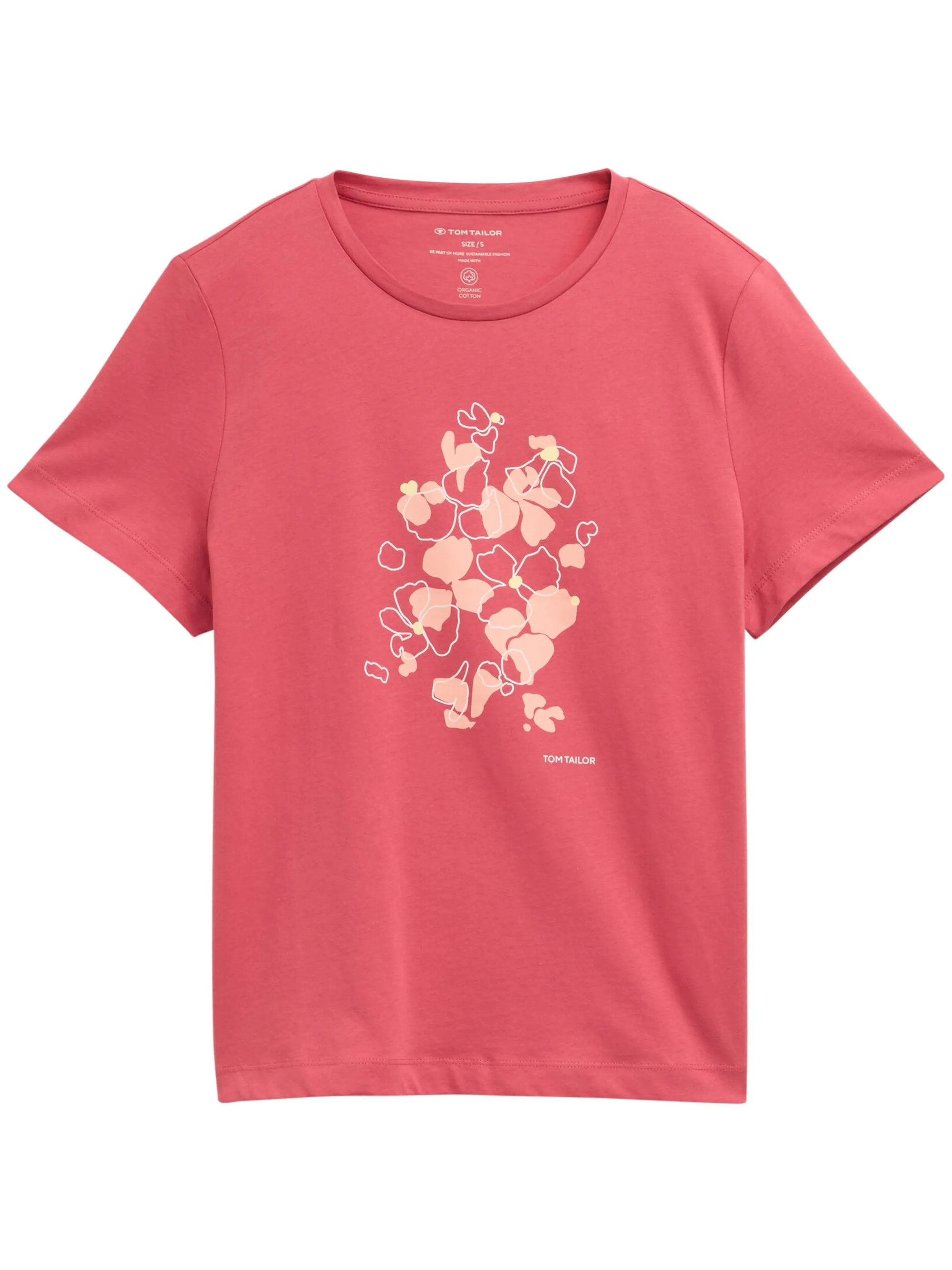 Tom Tailor 1045534 NOS T-shirt basic crew neck Rot 905964 11016 1 Tom Tailor 1045534 NOS T-shirt basic crew neck Rot 905964 11016 1
