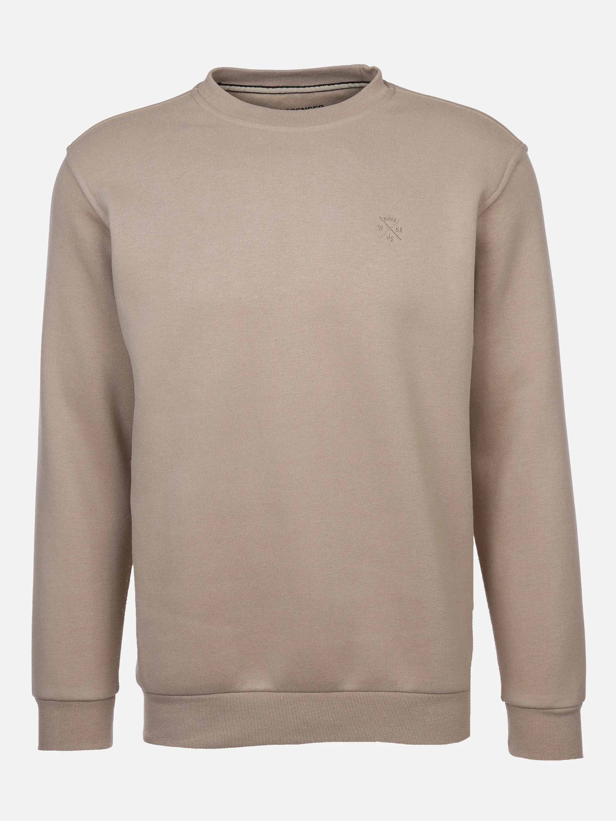 Jim Spencer He. Sweatshirt uni basic Grau 870104 STONE 1 Jim Spencer He. Sweatshirt uni basic Grau 870104 STONE 1