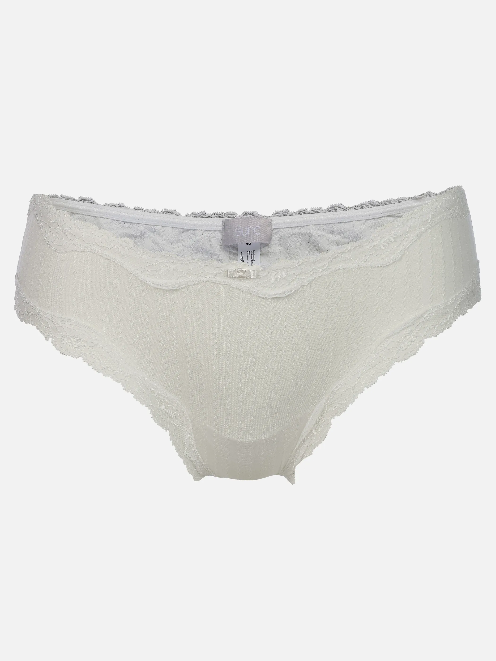 Sure Da. Pant Jaquard Bambus Weiß 920986 314 1