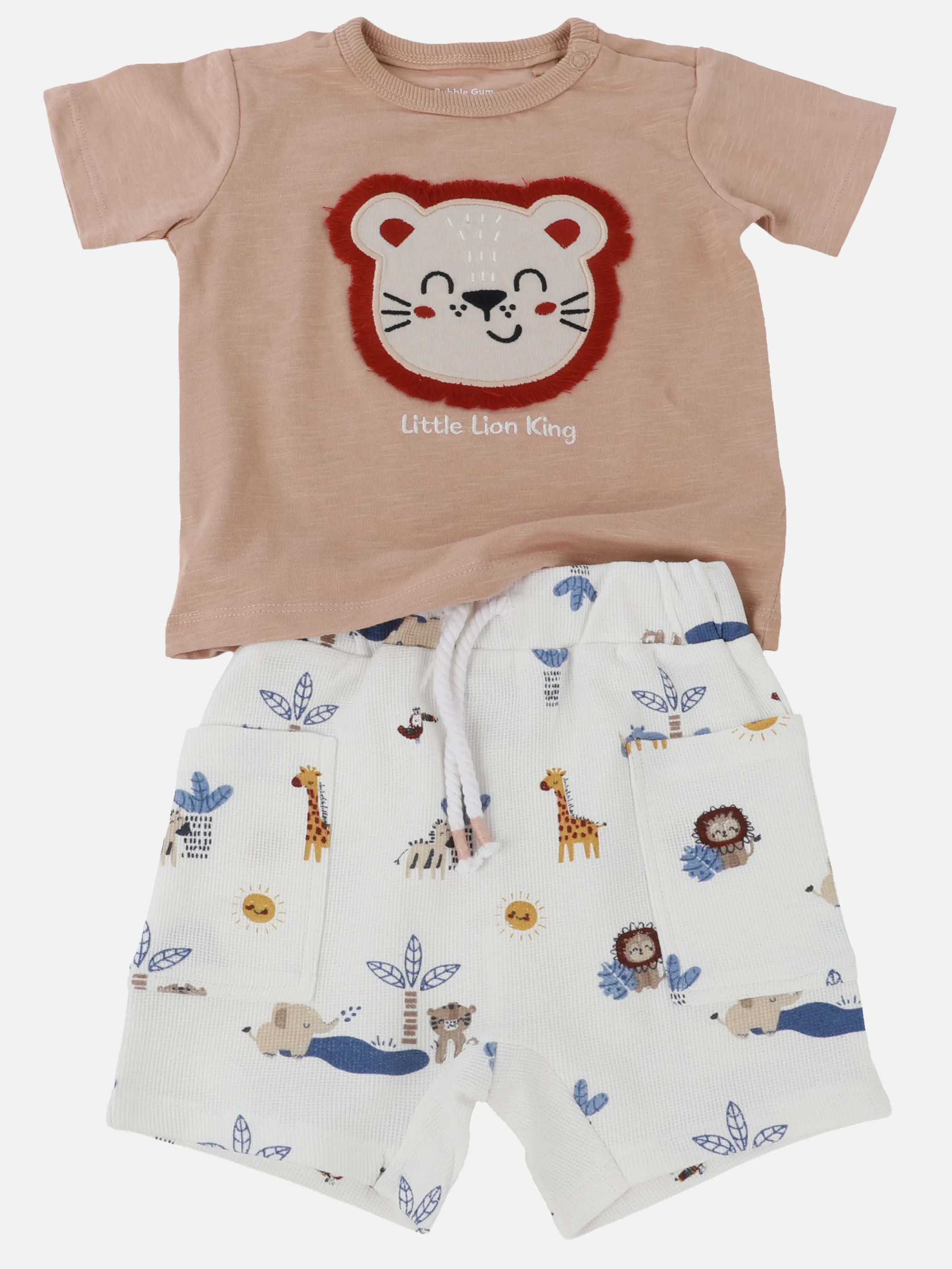 One Way BJ Zweiteiler shirt+ Hose braun/weiß Braun 930346 BRUN/WEIß 1