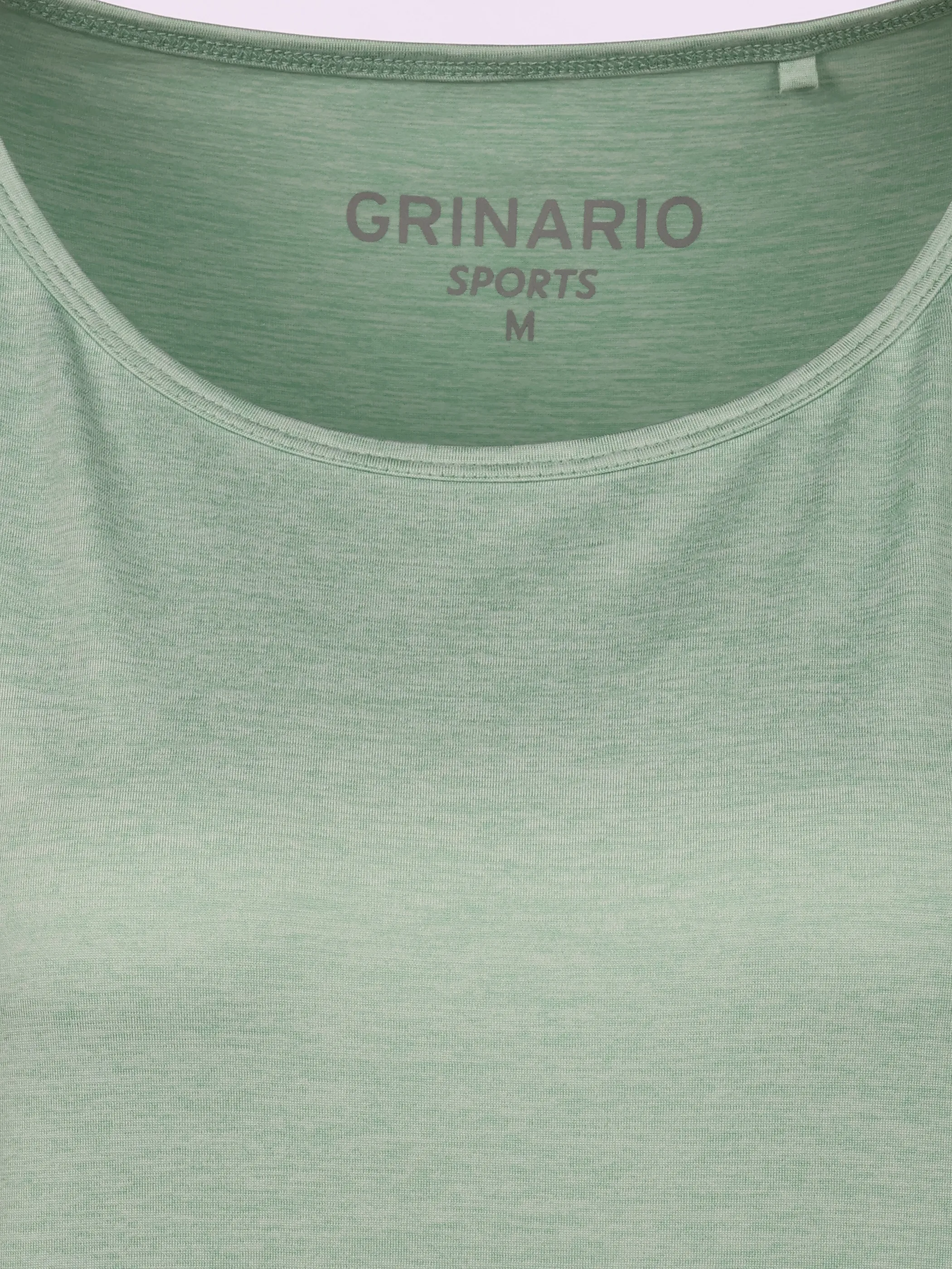 Grinario Sports Da-Sport Shirt, m. weiter Schulter u. breitem Bund Grün 921227 MINT 3