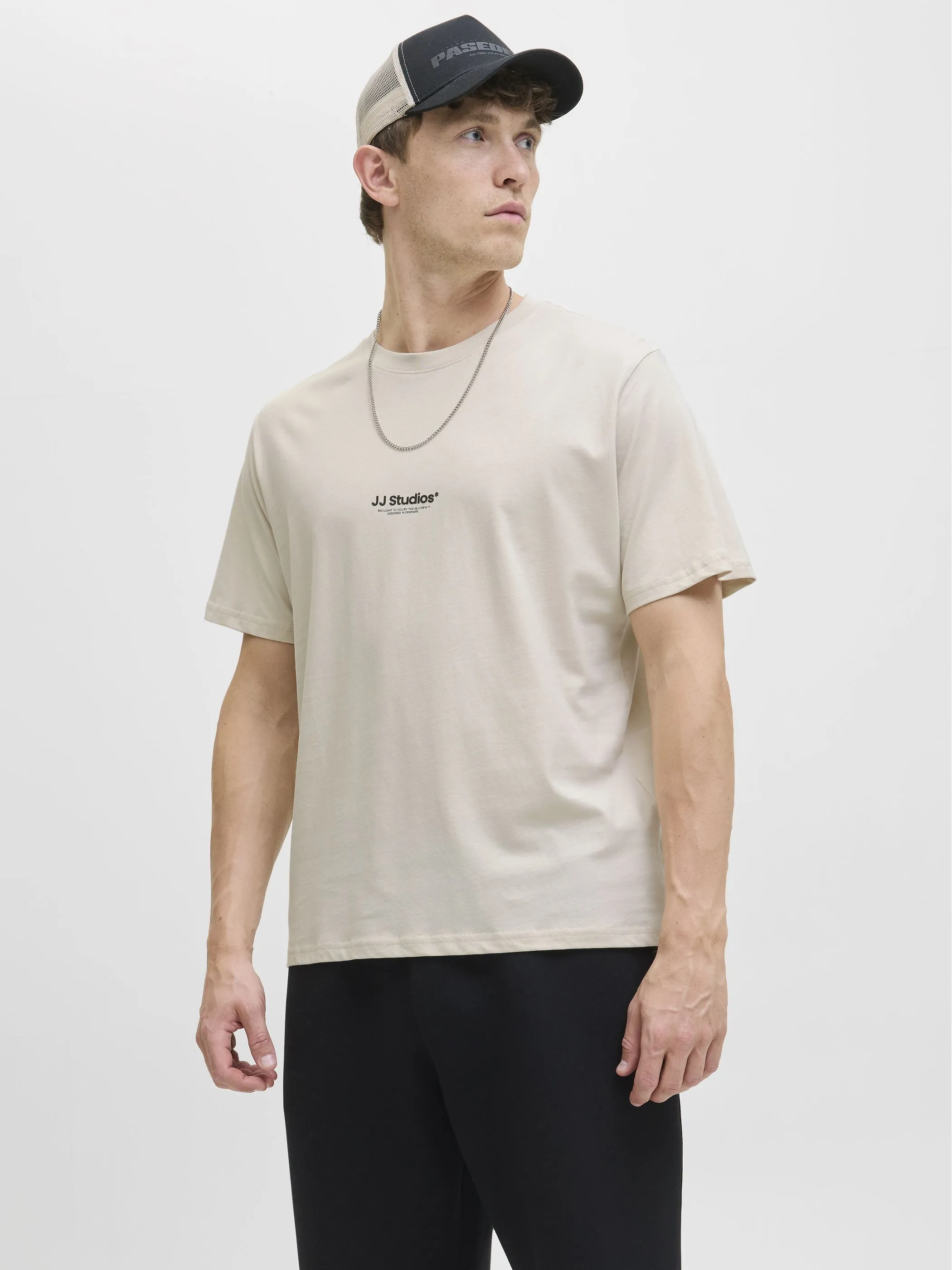 Jack Jones 12278787 JJESOHO TEE SS CREW N Braun 912425 176631 5