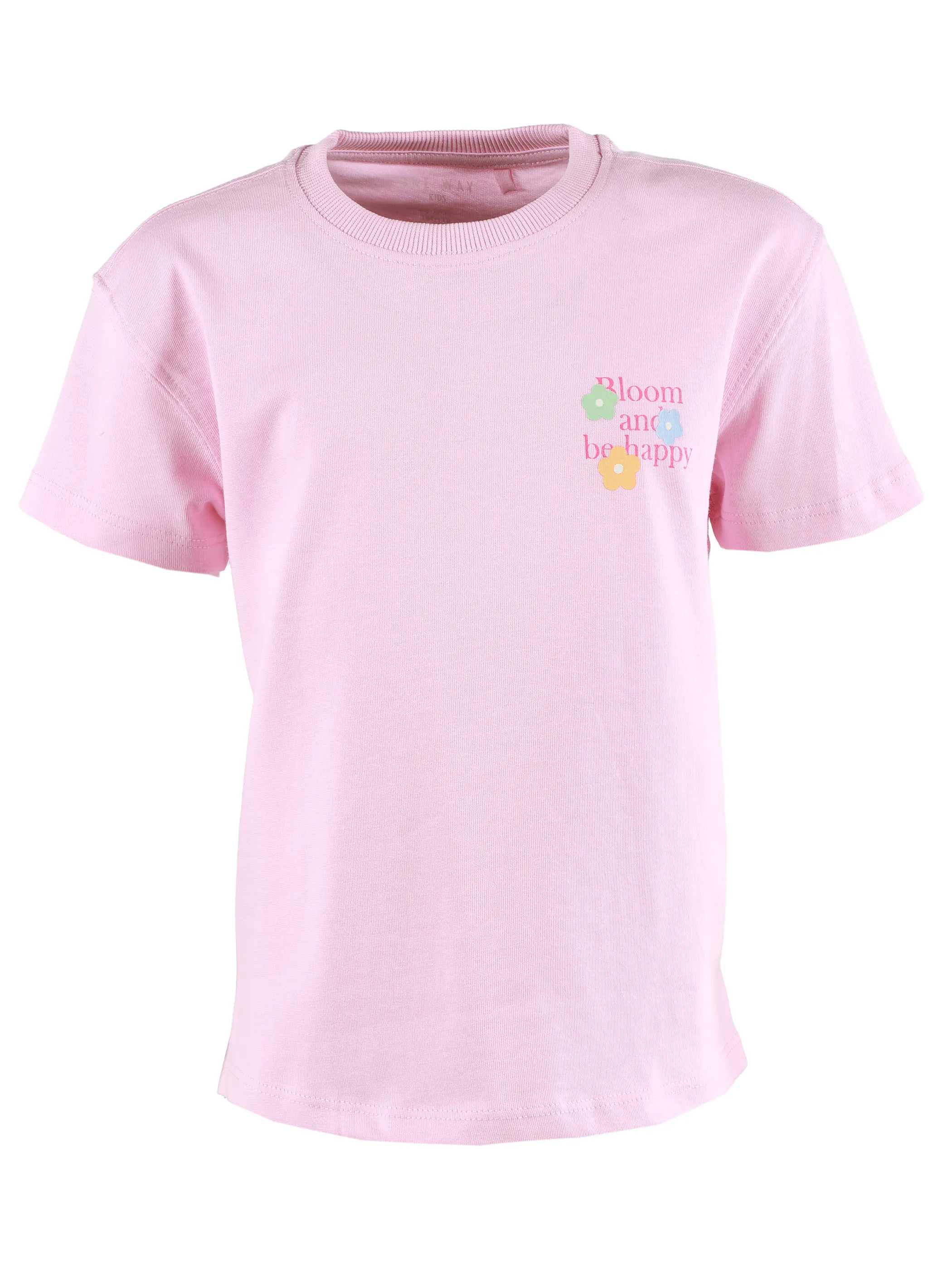 One Way MG T-Shirt mit Blumen-Puffprint in rosa Rosa 921833 ROSA 1