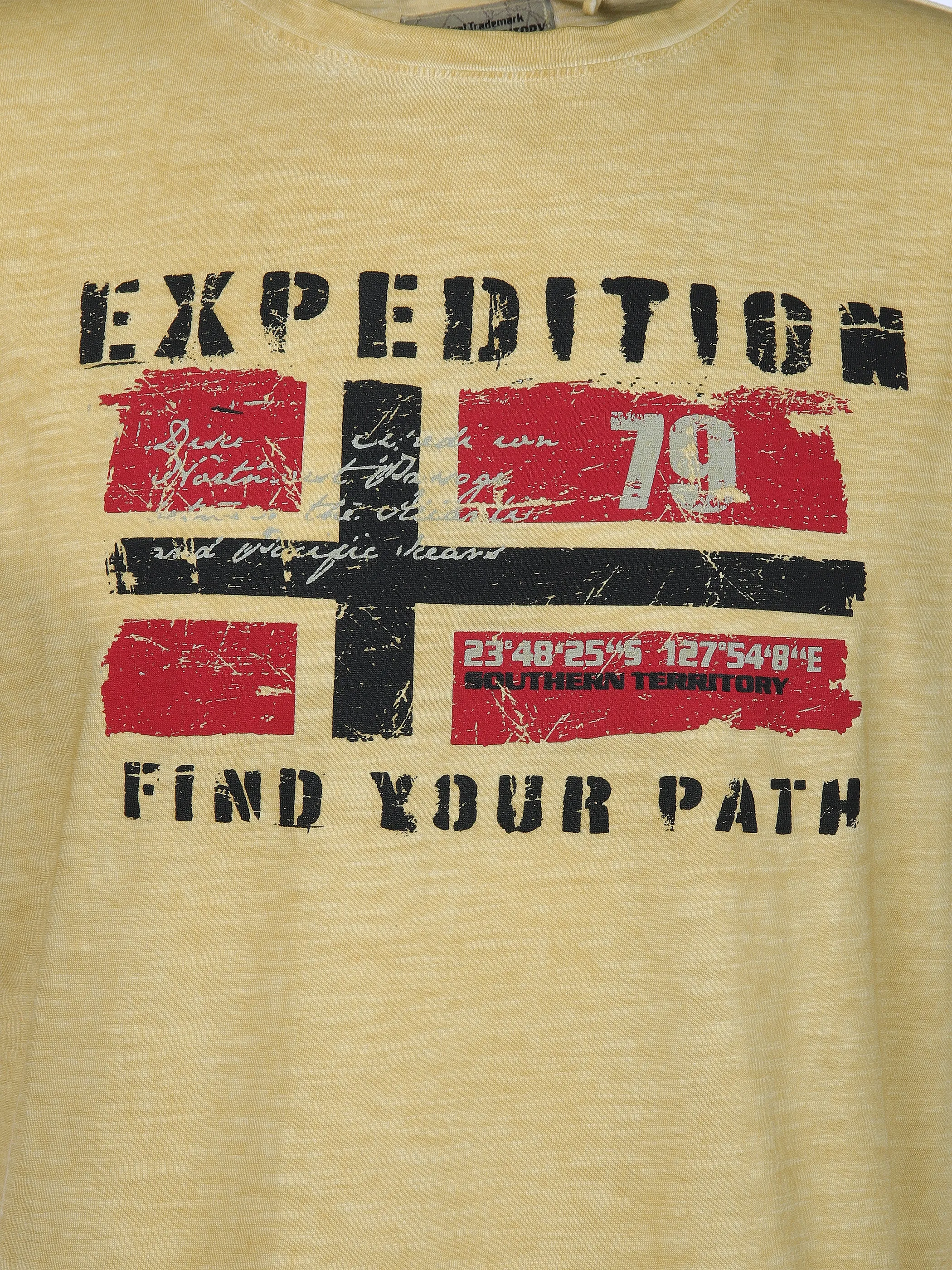 Southern Territory He. T-Shirt 1/2 Arm Logo Gelb 910619 GELB 3