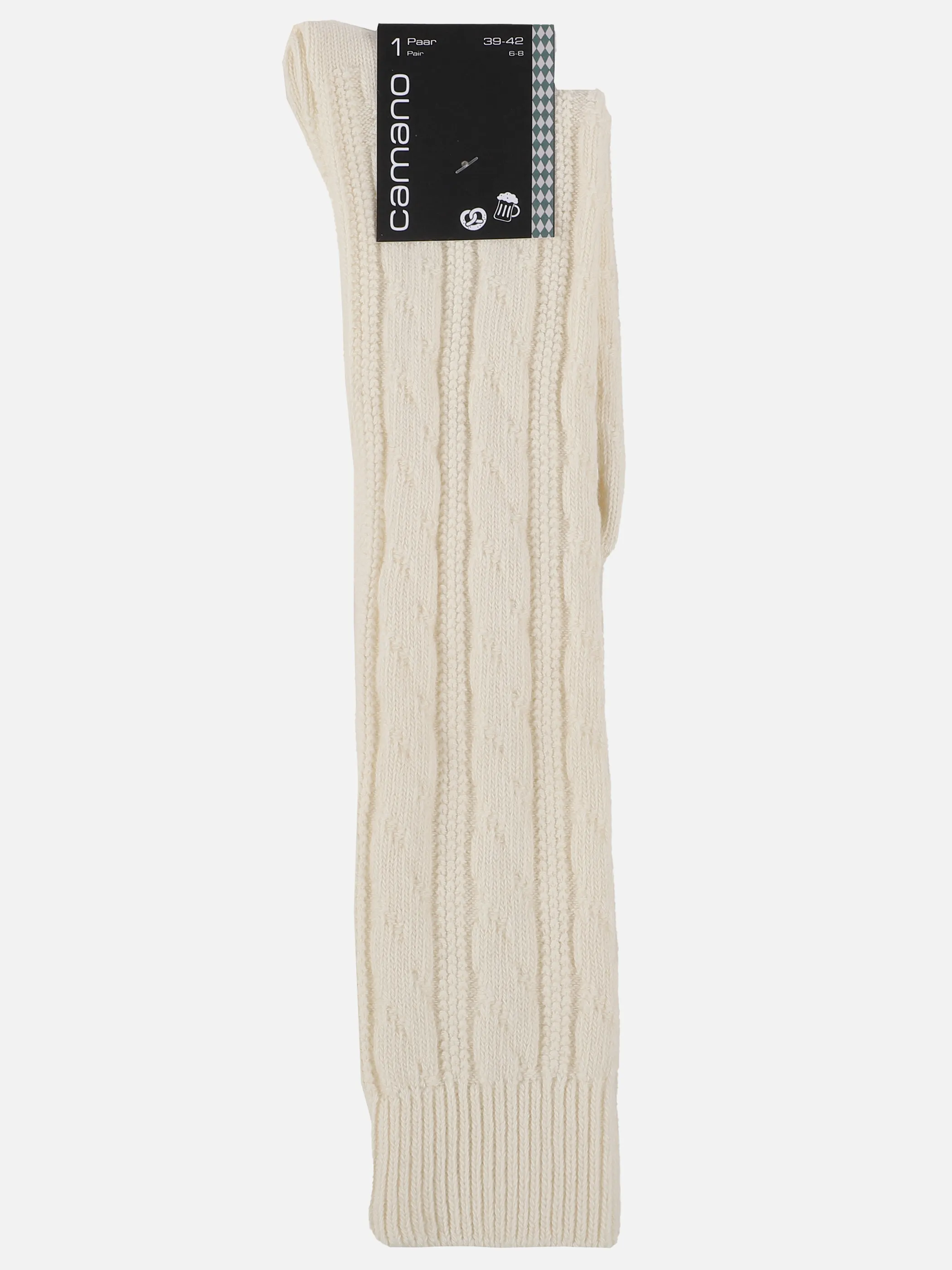 Camano 1124000 Unisex cosy wiesn Knie Weiß 898687 1201 3
