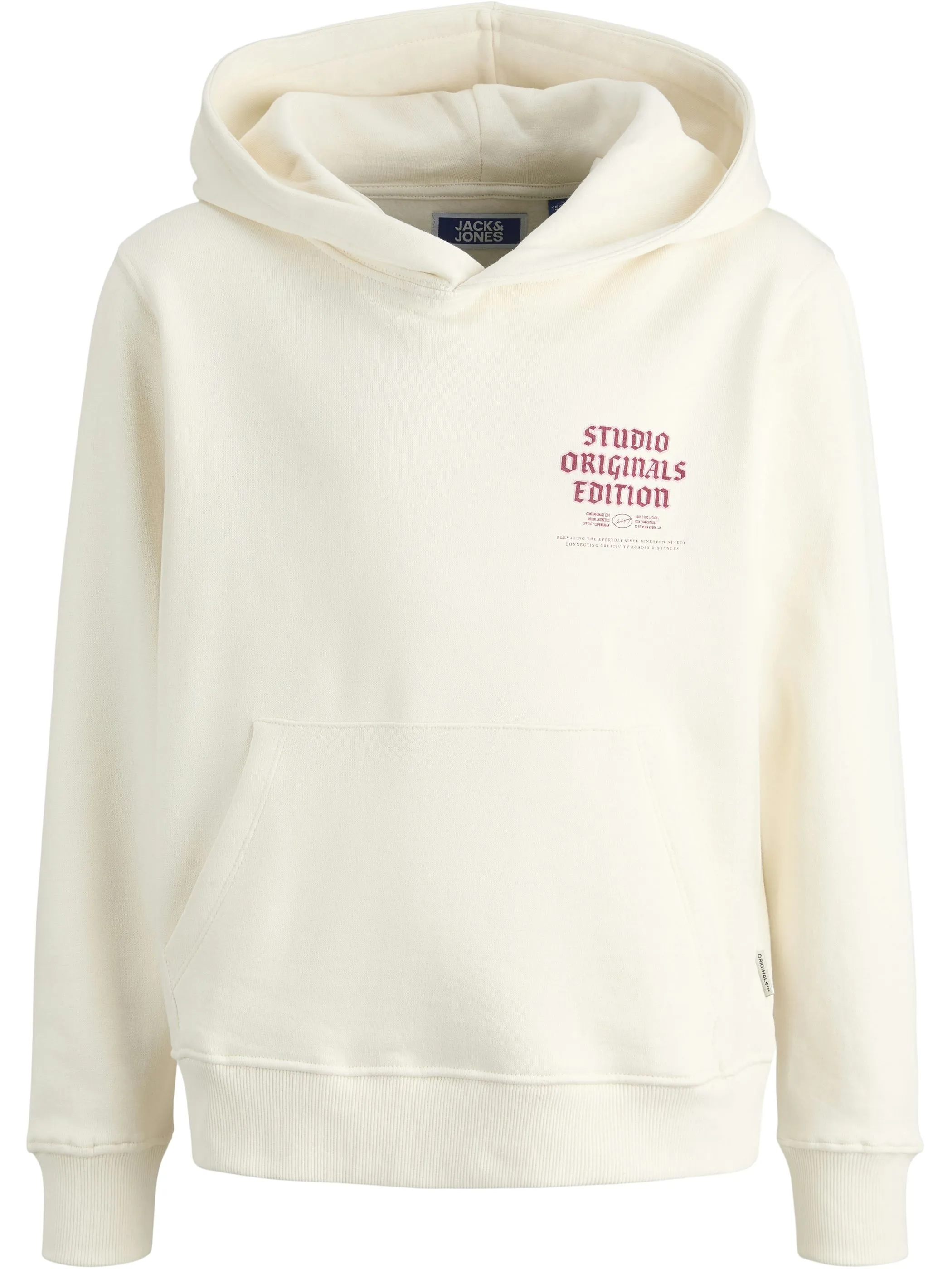Jack&Jones Junior 12284109 JORMEADOWS SWEAT HOOD Weiß 917334 177620 1