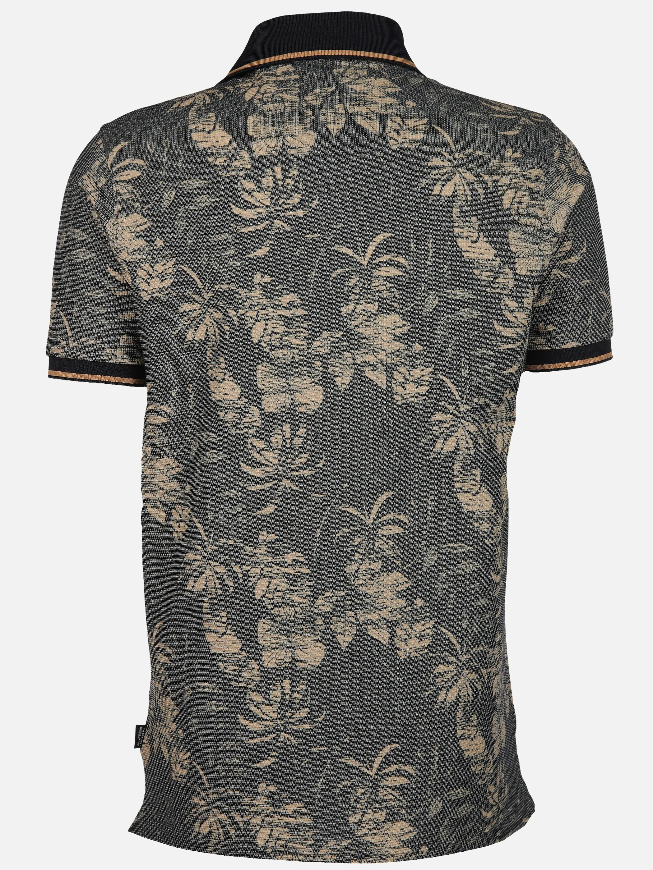 Jim Spencer He. Poloshirt 1/2 Arm waffle Blau 911139 NAVY 2