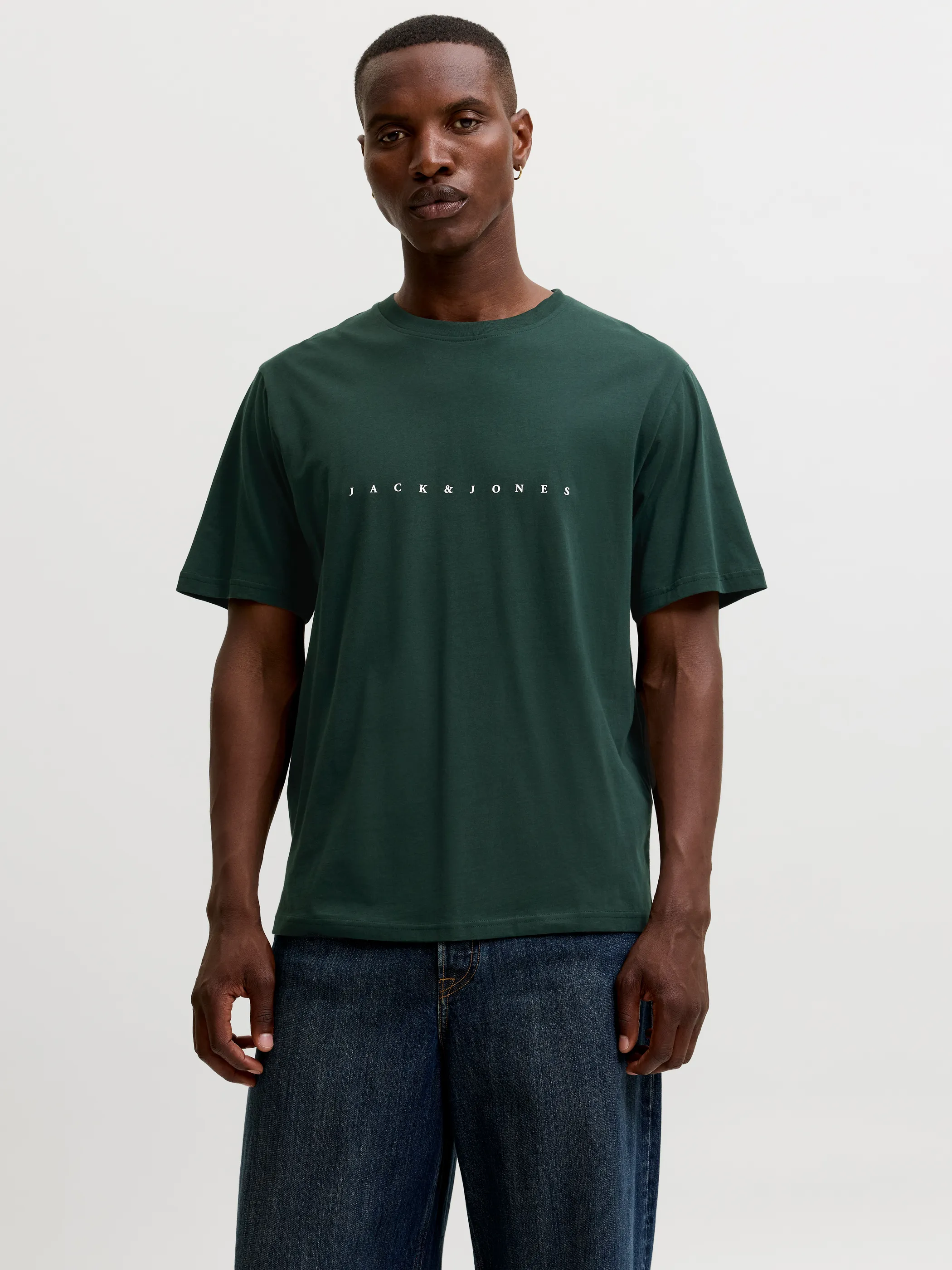 Jack Jones 12234746 JJESTAR JJ TEE SS NOO Schwarz 886675 177578 1