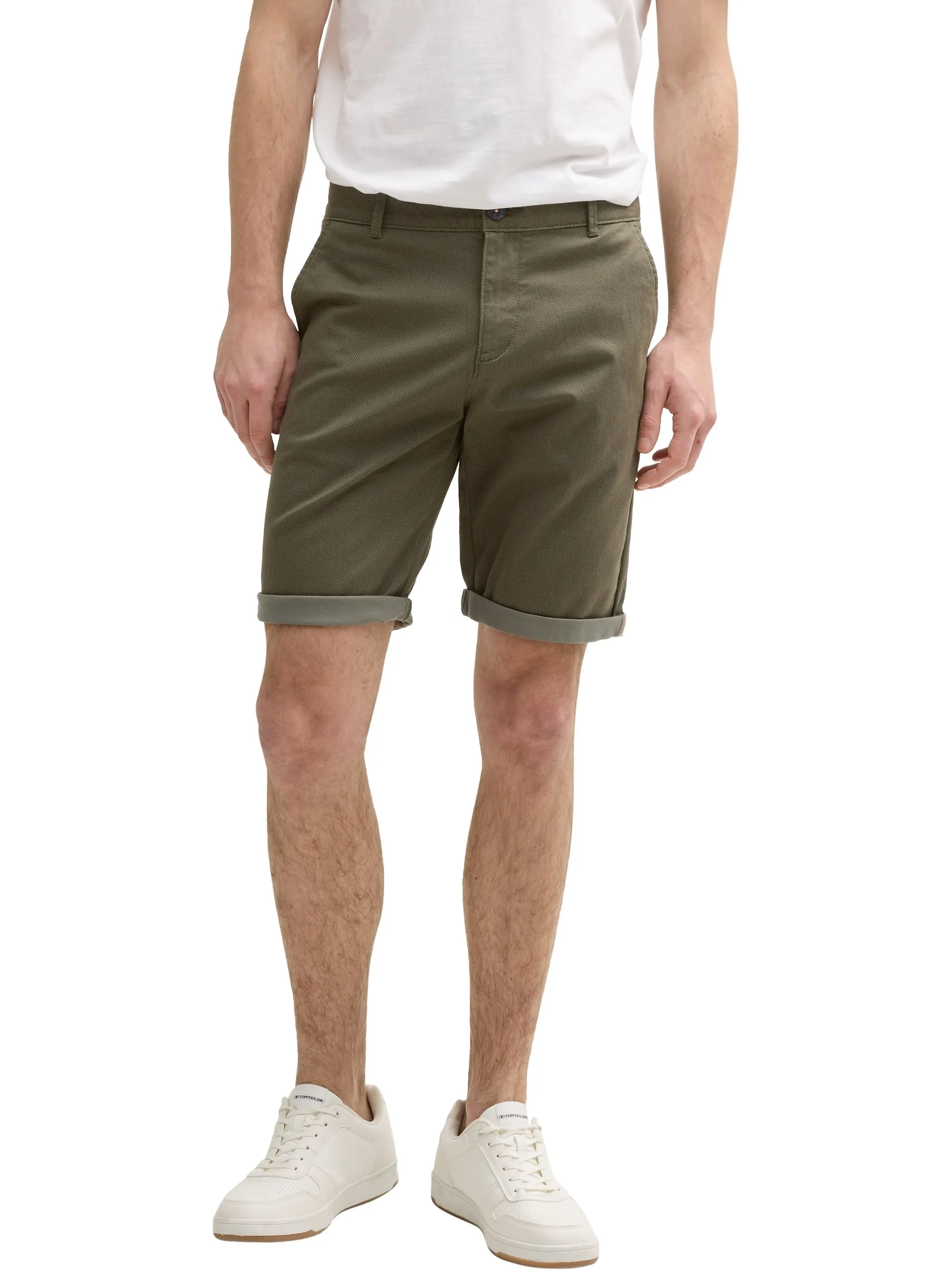 Tom Tailor 1047143 slim chino shorts Grün 905889 37215 1