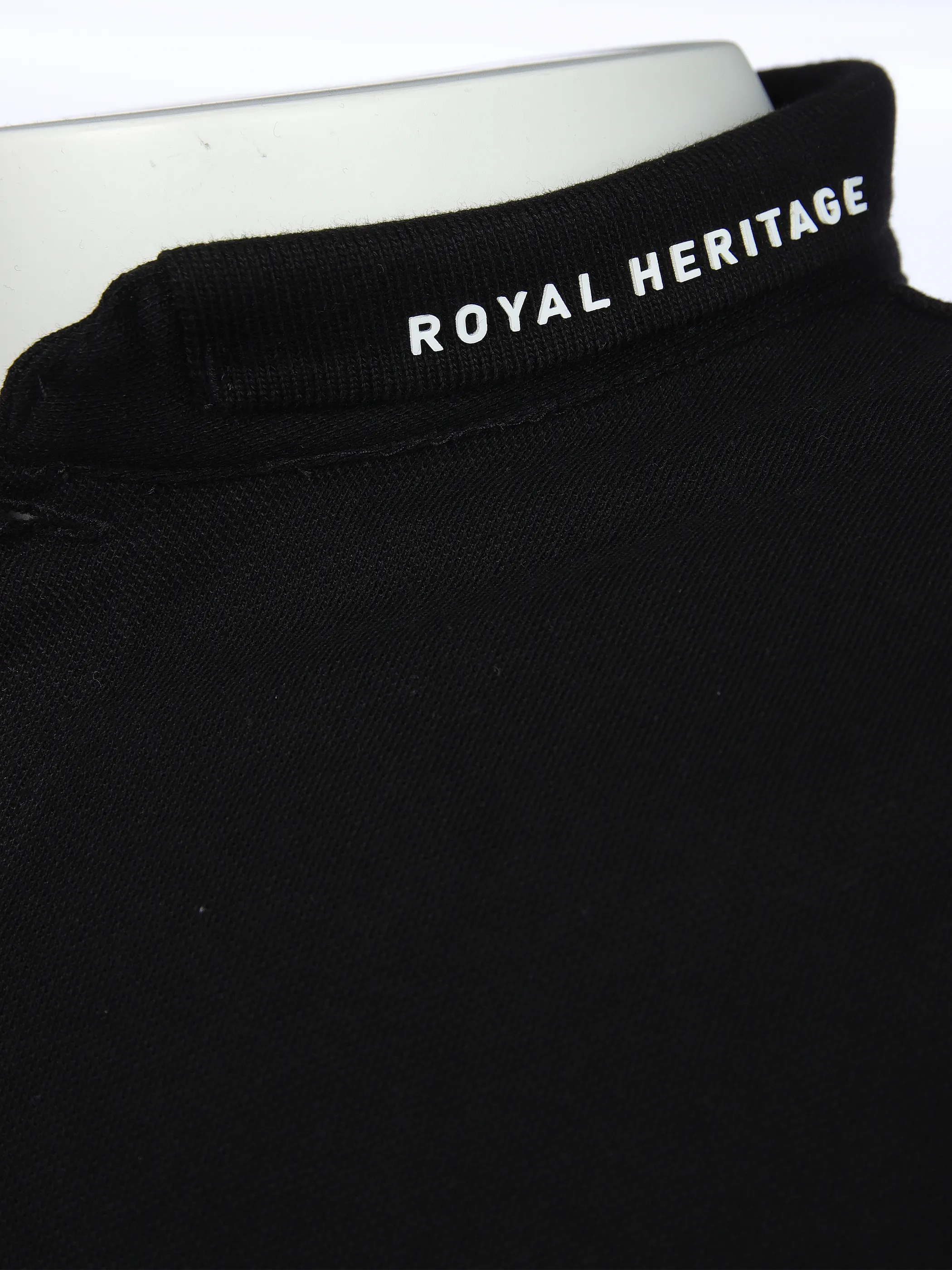Jim Spencer He. Polohirt 1/2 Arm Steh Kragen Schwarz 906258 BLACK 3