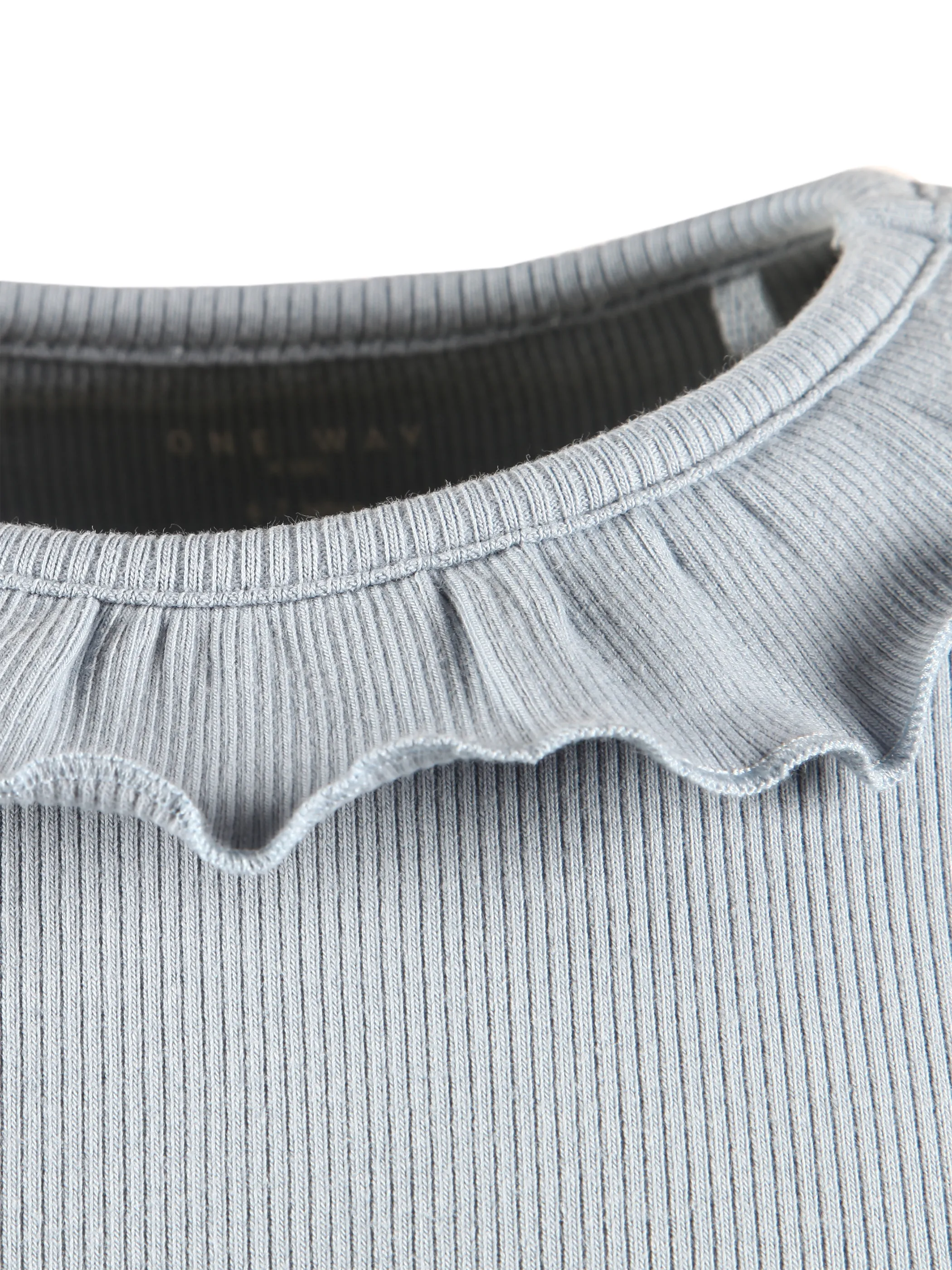One Way KM 2er Pack Longsleeve mit Volantkragen Blau 916162 BLAUWEIß 5