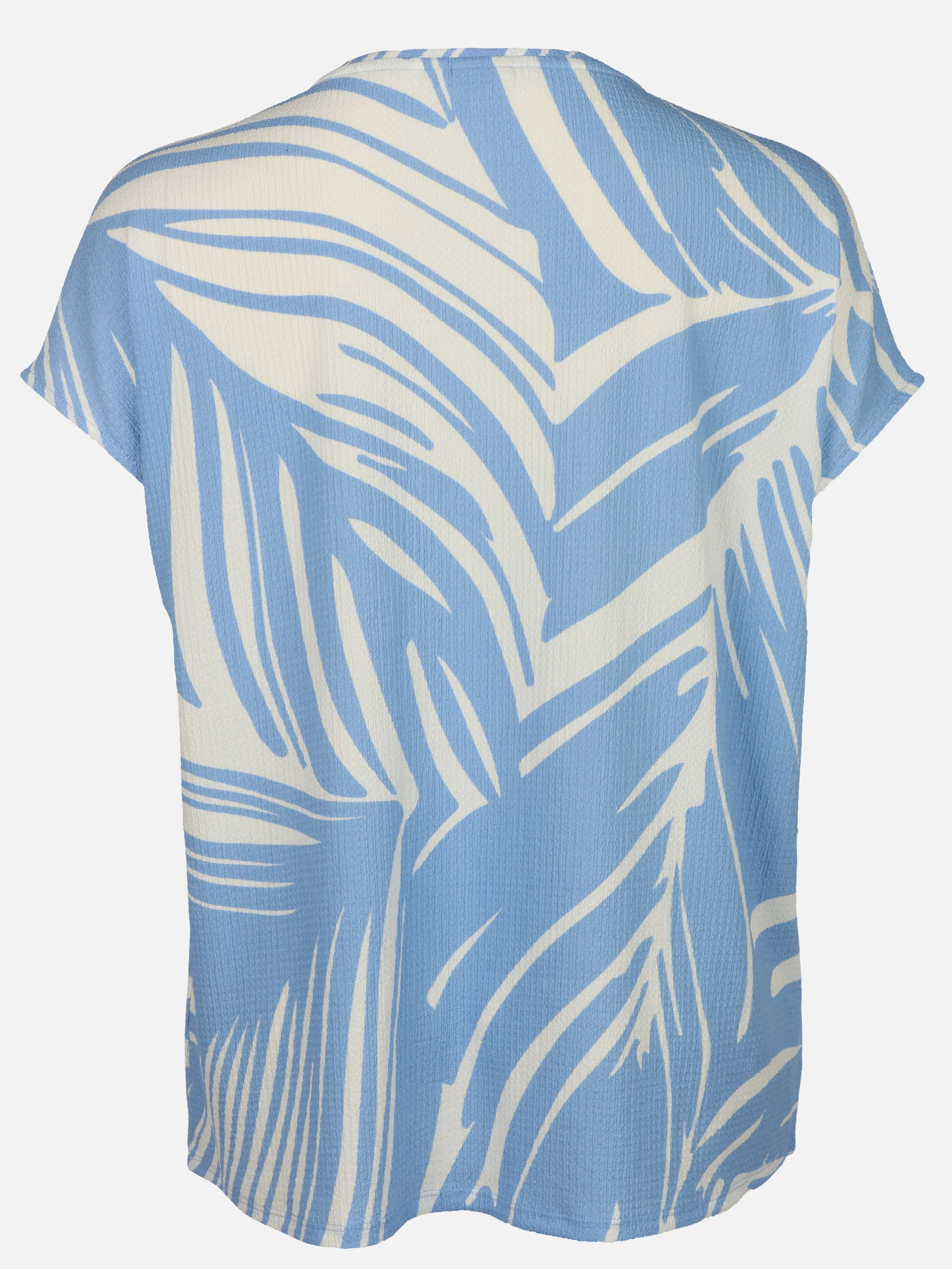 Sonja Blank Da-gr.Gr. Crepe Shirt m. Print Blau 926502 BLUE 2