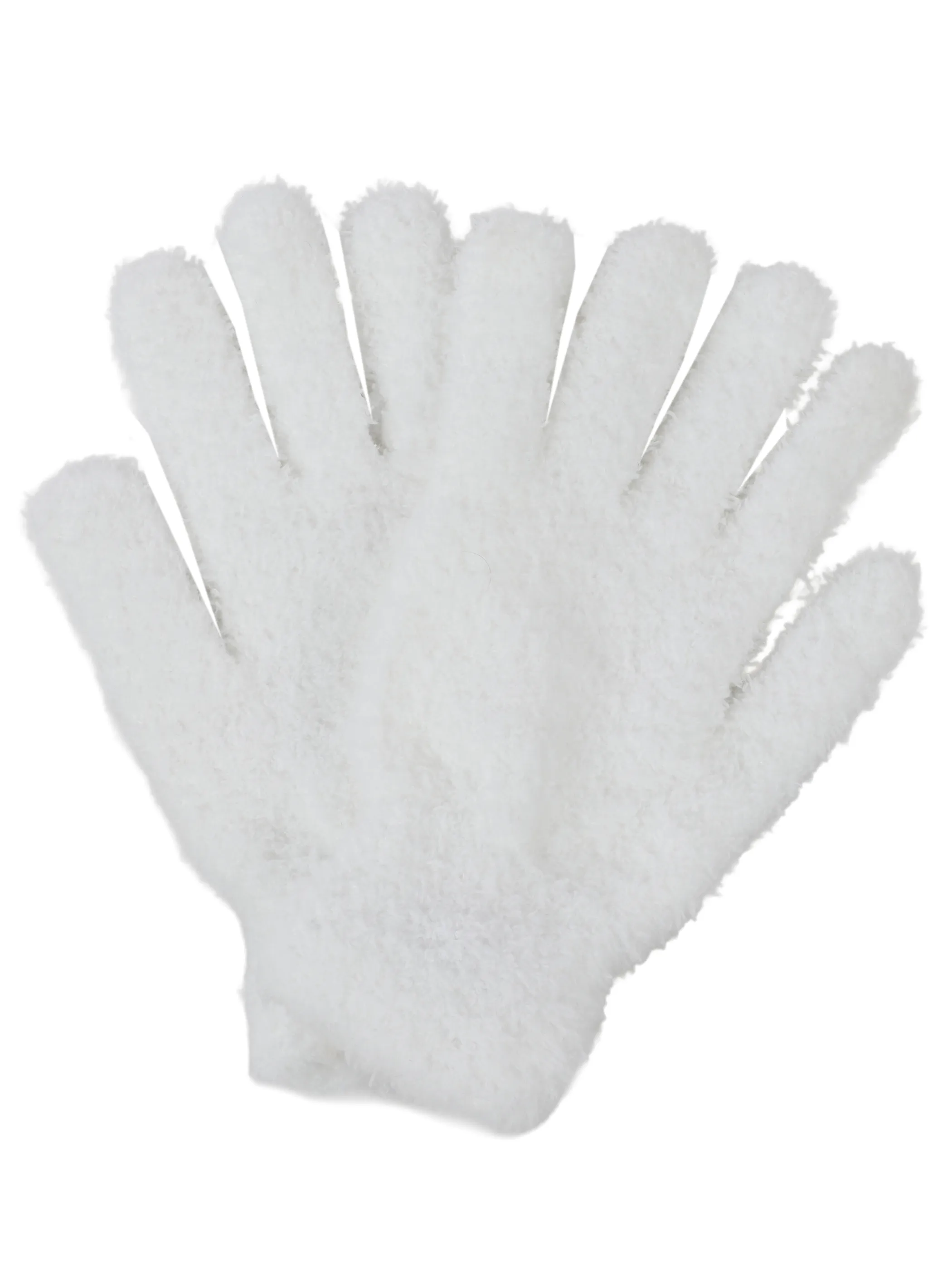 One Way KM-Handschuhe, flauschig Weiß 929822 OFFWHITE 1