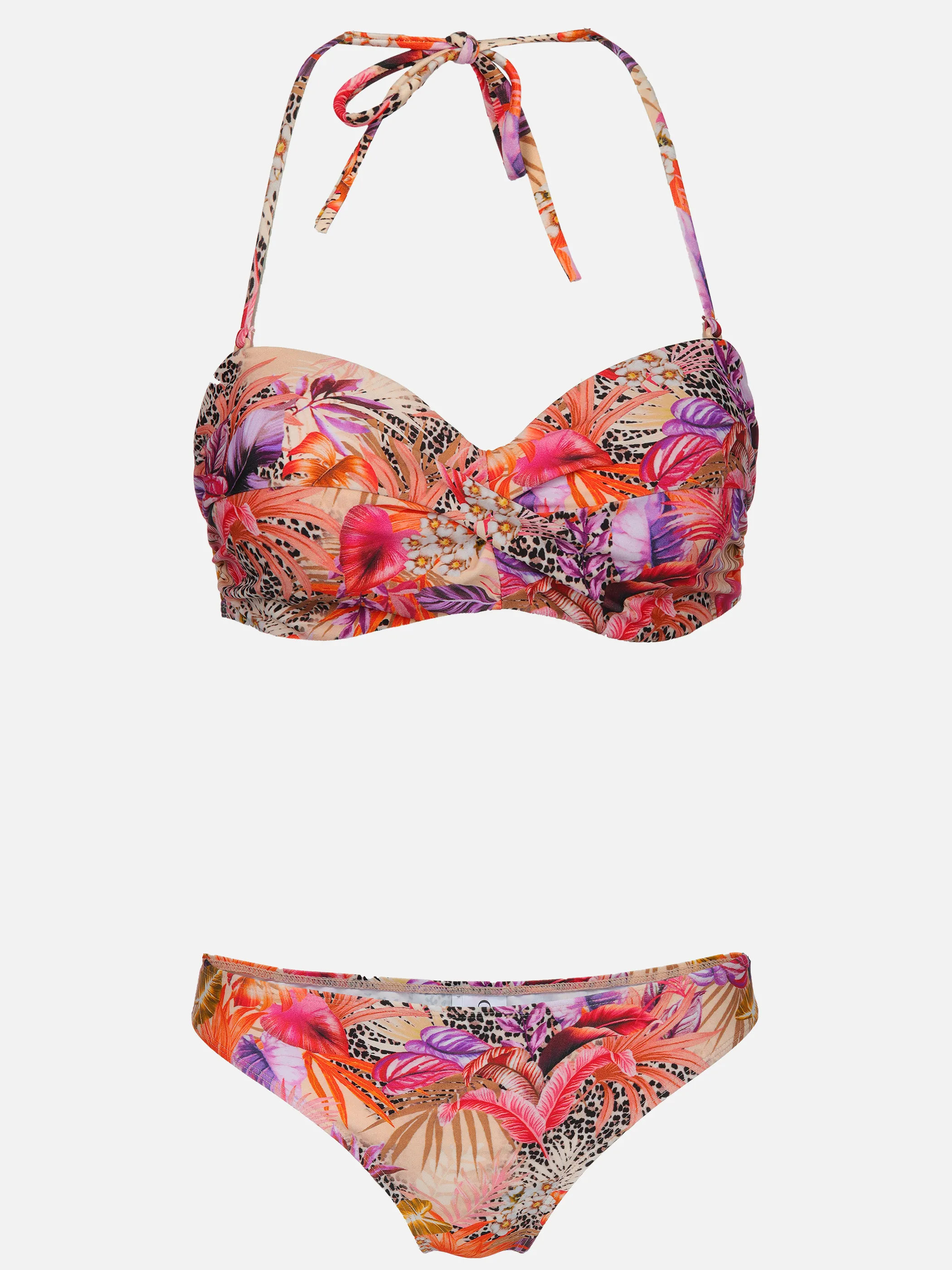 Grinario Sports Da- Bikiniset flowers Rot 906508 AOP RED 1