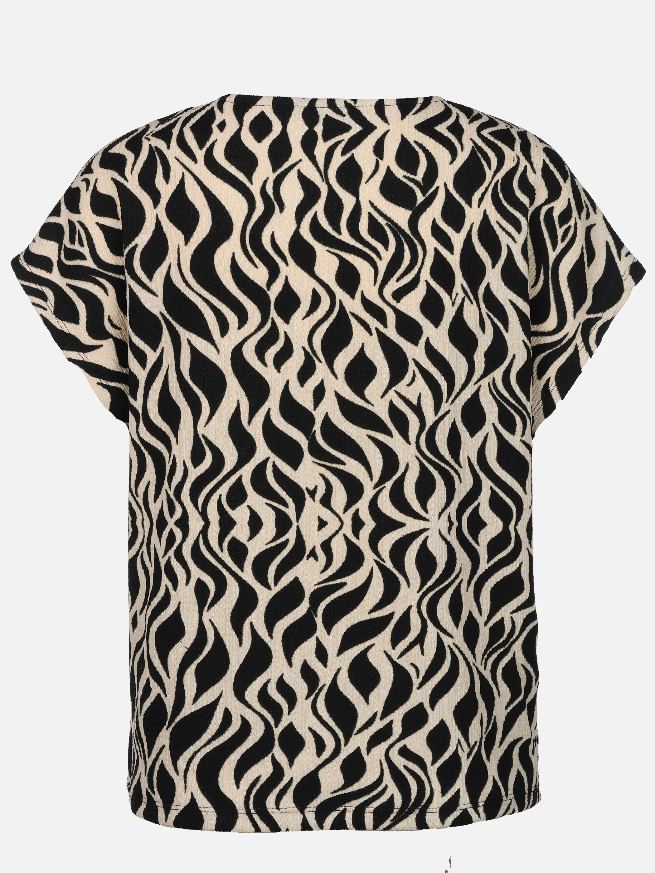 Lisa Tossa Da-Crepe-Shirt m. Print Schwarz 924894 PRINT4 2