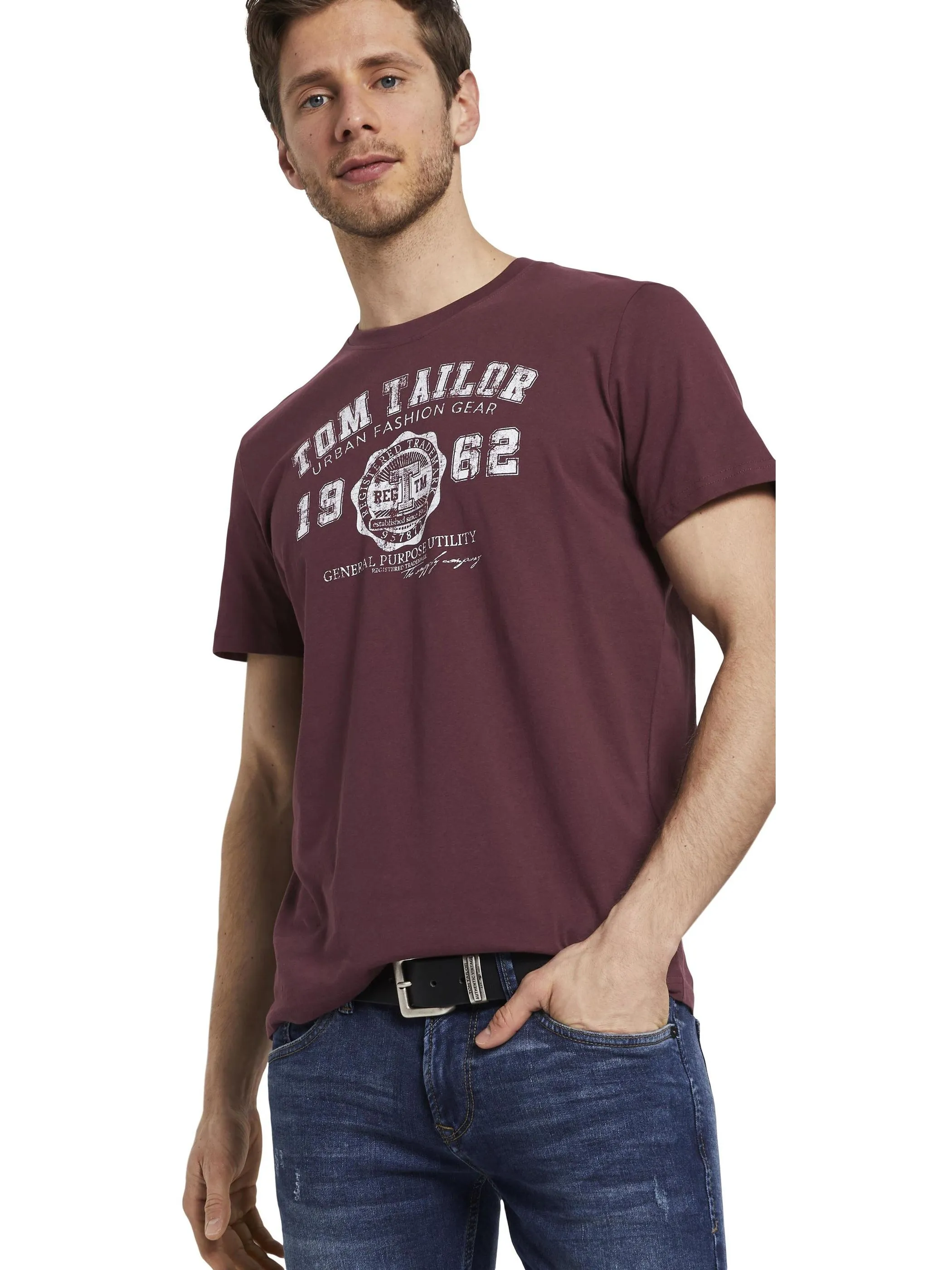 Tom Tailor 1008637 NOS logo tee "BASIC" Rot 807617 11333 5