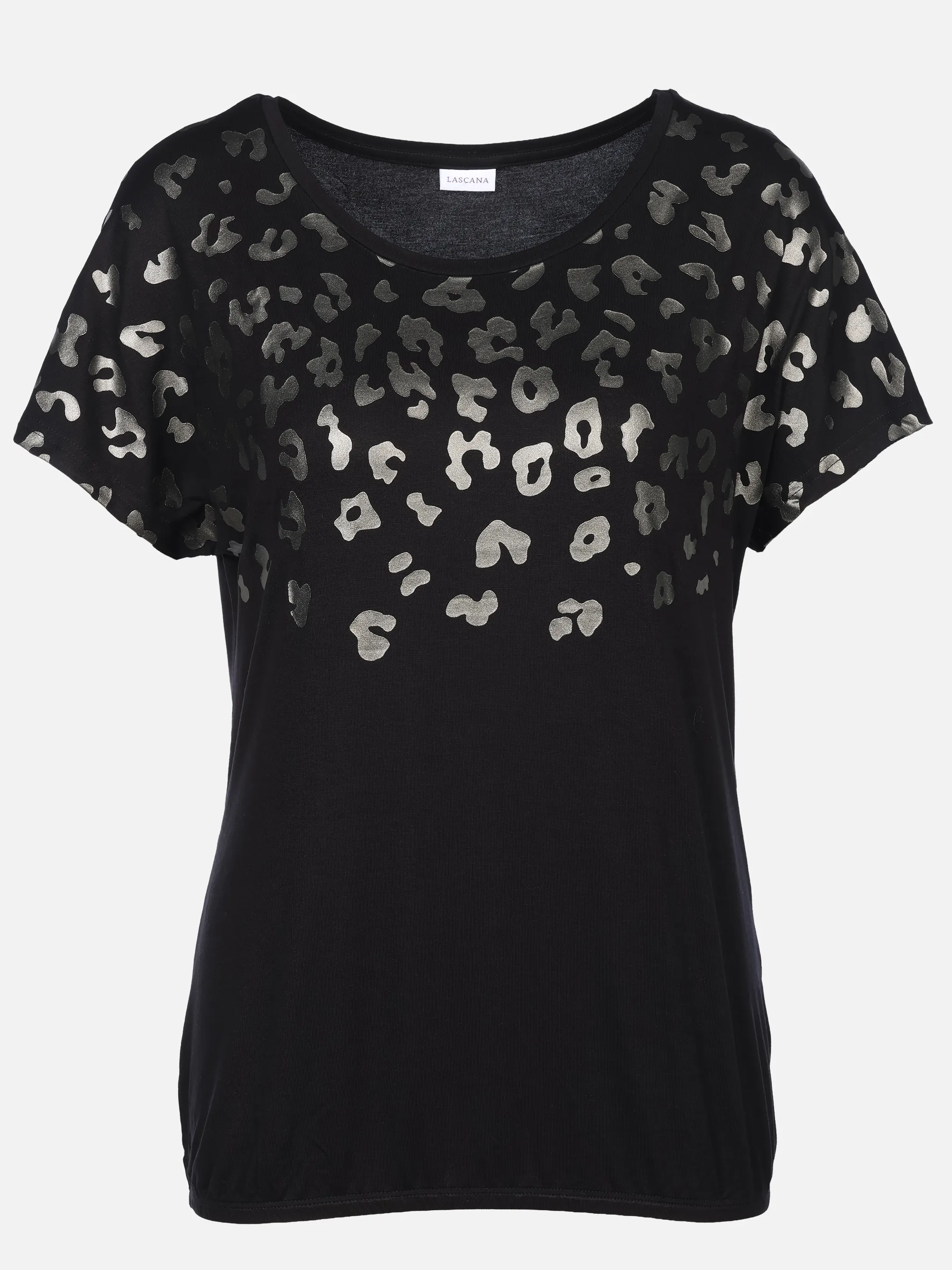 Lascana Fashion Lascana Fashion - Shirt Folienprint Schwarz 941449 4215 1