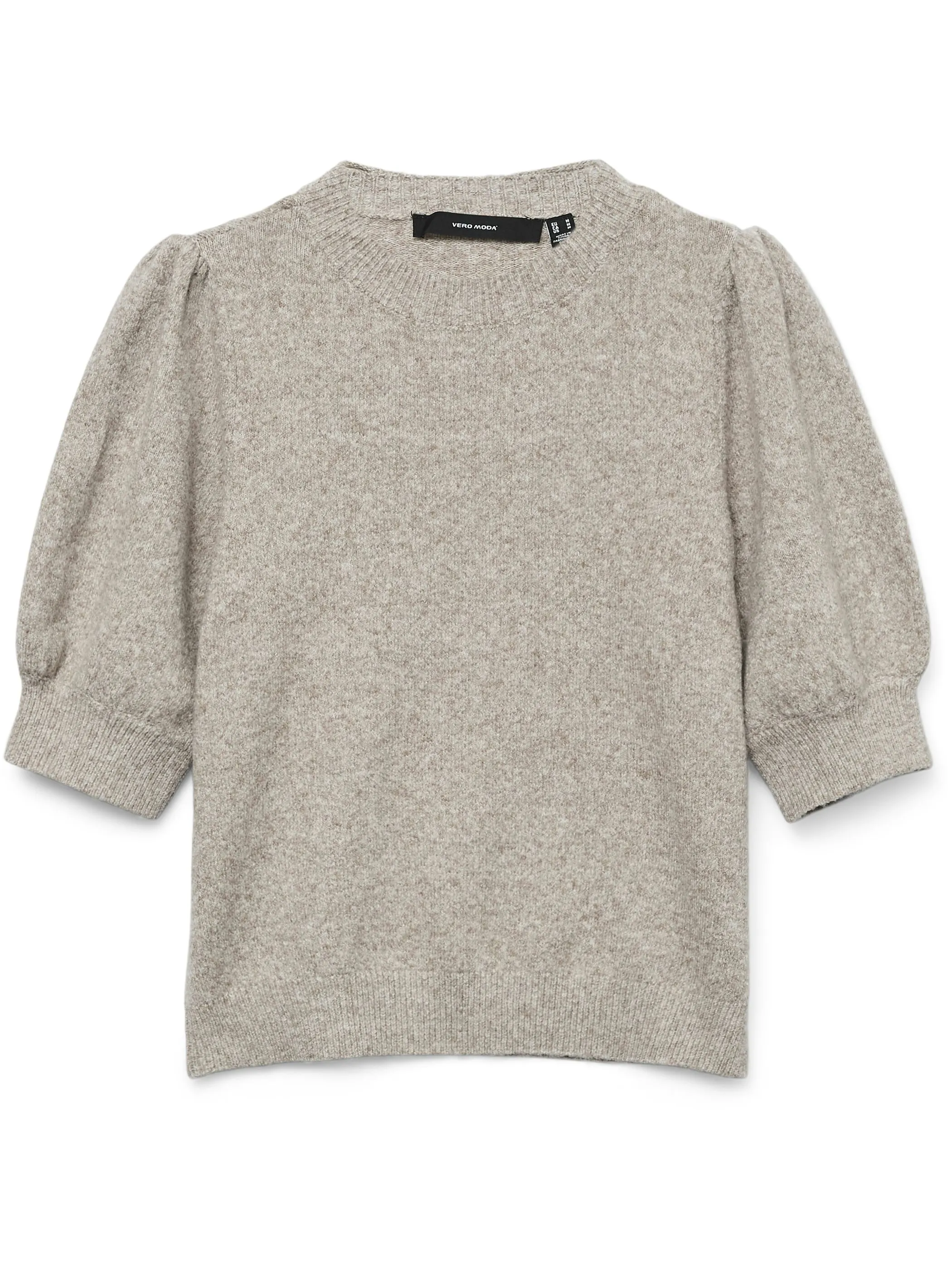Vero Moda 10278313 VMDOFFY 2/4 O-NECK PU Braun 888449 175680001 1