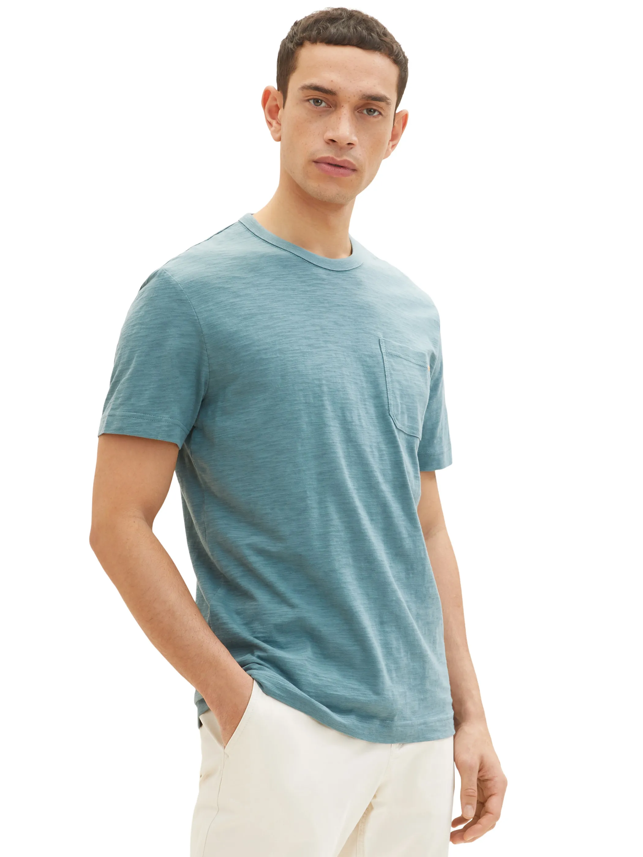 Tom Tailor 1035615 basic crewneck t-shirt Grün 874967 30105 3
