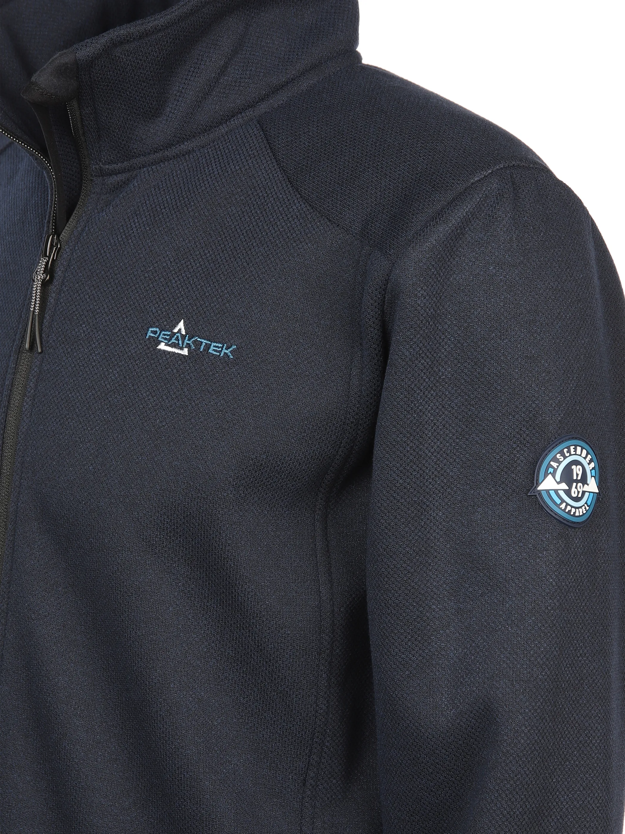 Grinario Sports He- Fleece Jacke Blau 896679 D.BLUE MEL 3 Grinario Sports He- Fleece Jacke Blau 896679 D.BLUE MEL 3